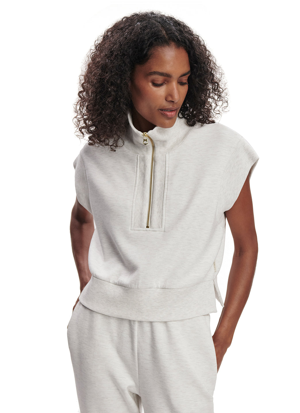 Varley Kelly Half Zip Sweater Top、mySite、lovesweatpilates