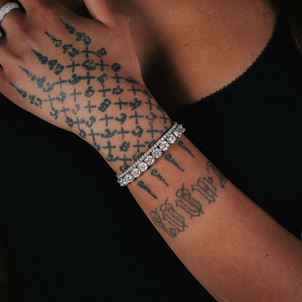 Moissanite Tennis Bracelet 14K Gold (ALL SIZES)、mySite、hinf8tx79