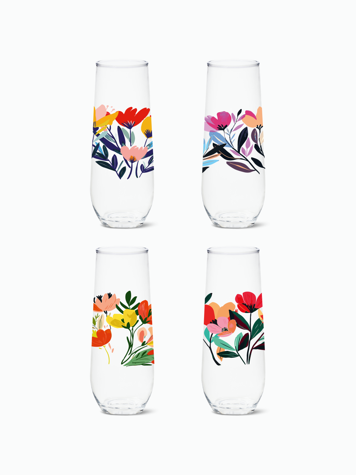 The Garden Gala - RESERVE 9oz Stemless Champagne Tritan Copolyester Glass、mySite、camillekostekn