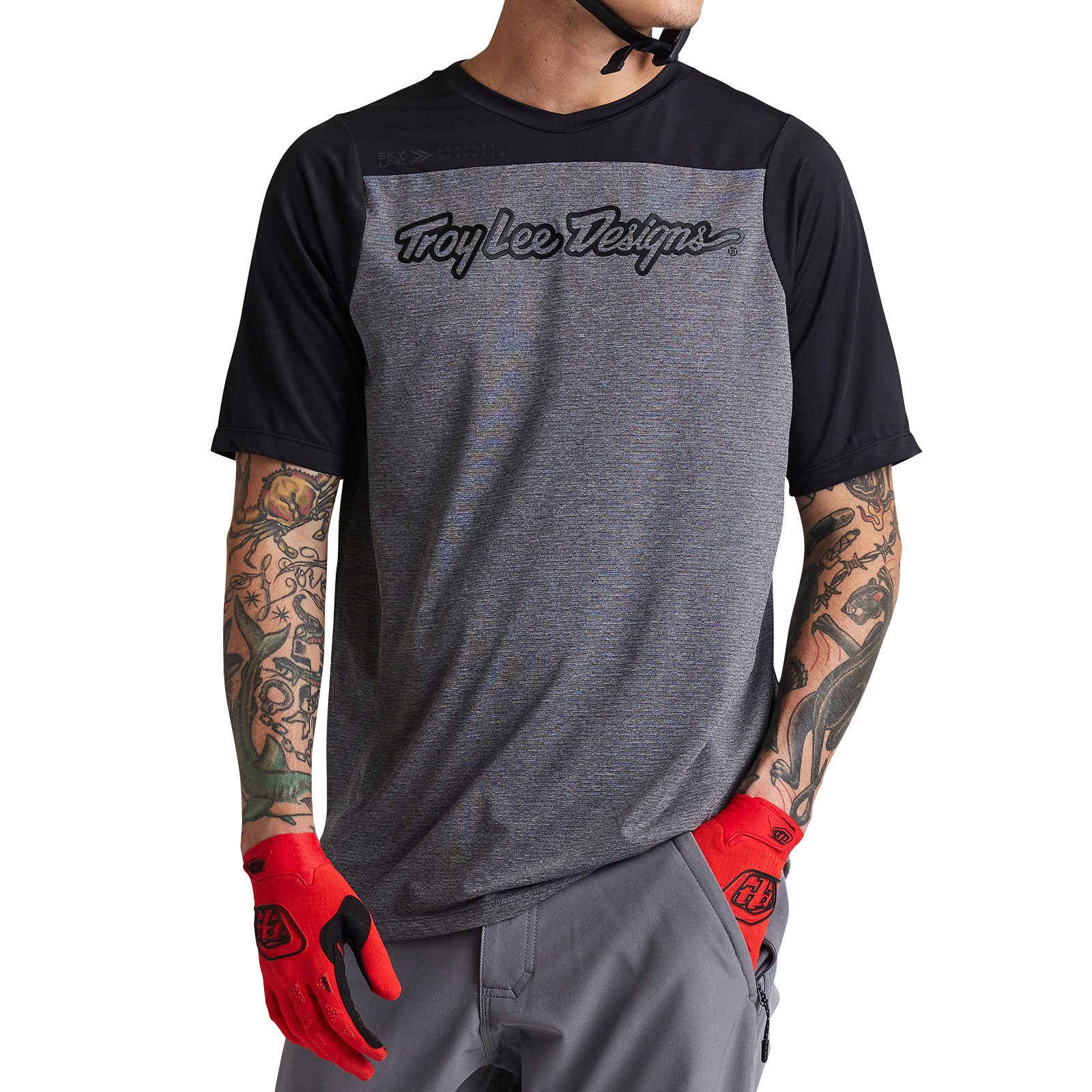 Skyline SS Jersey Signature Heather Gray / Black、mySite、dreamappss