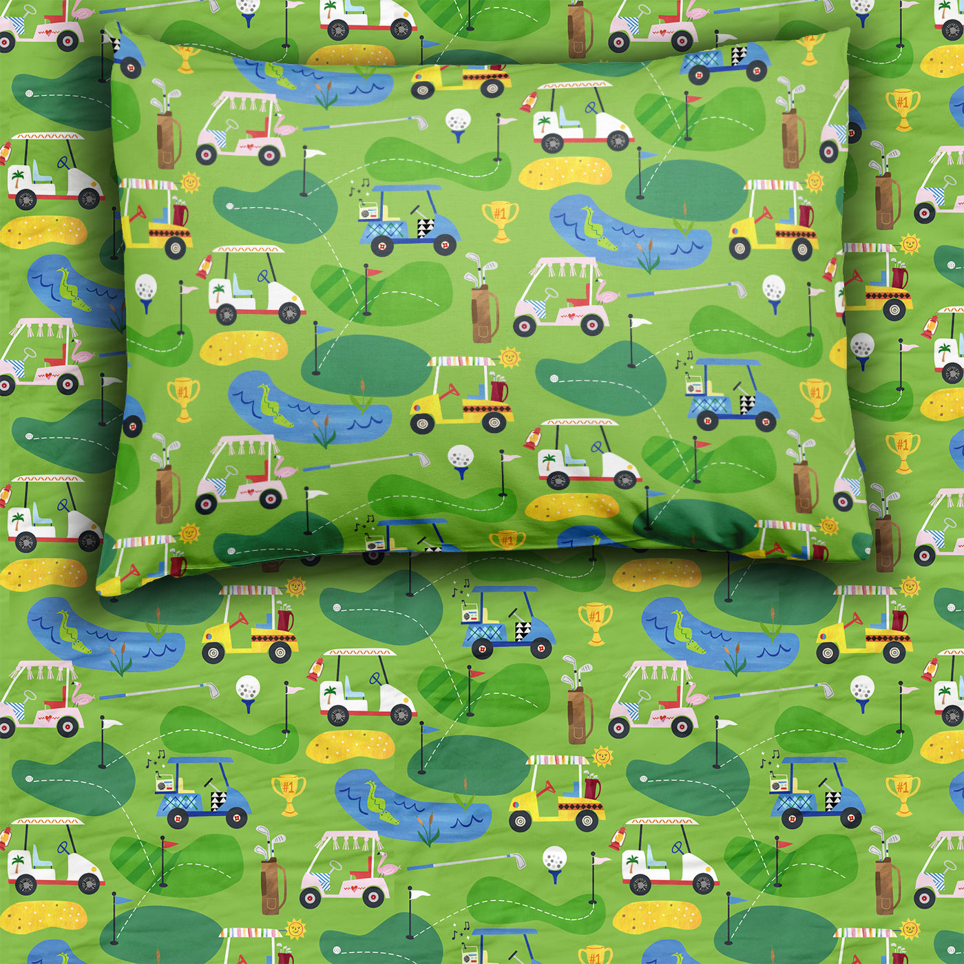  Fairway Fun Twin Sheet Set、mySite、layawaytickets