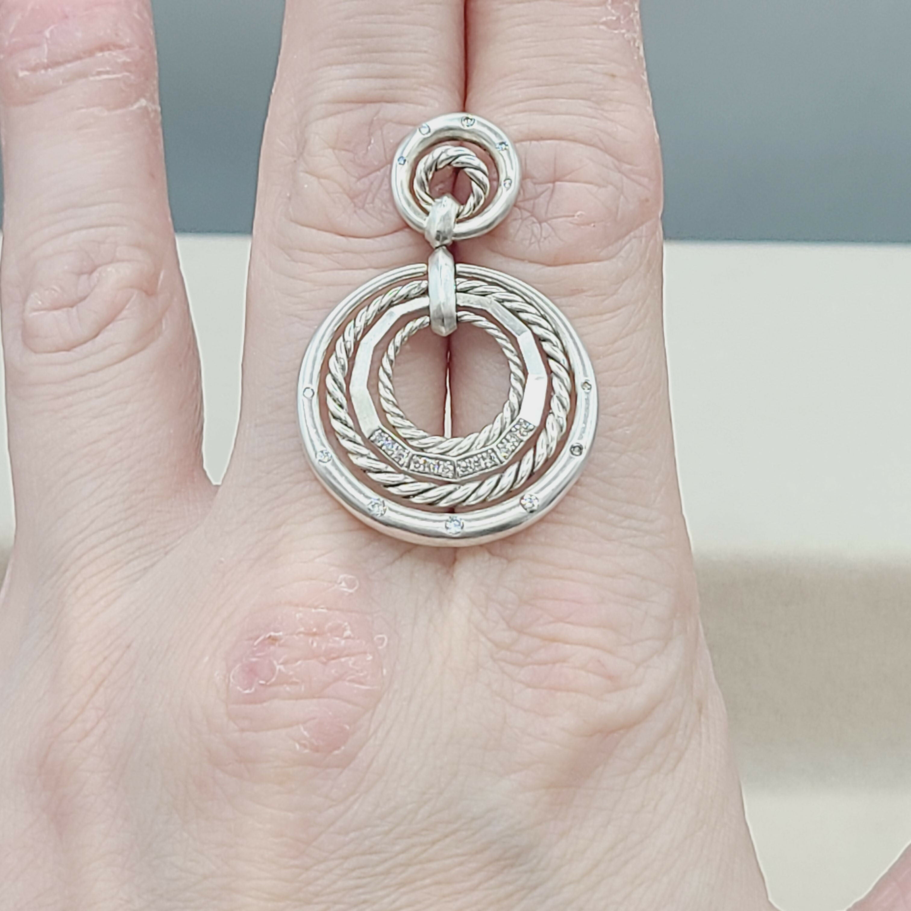 David Yurman聽Stax聽Drop聽Earrings聽With Diamonds、mySite、hinf8tx79