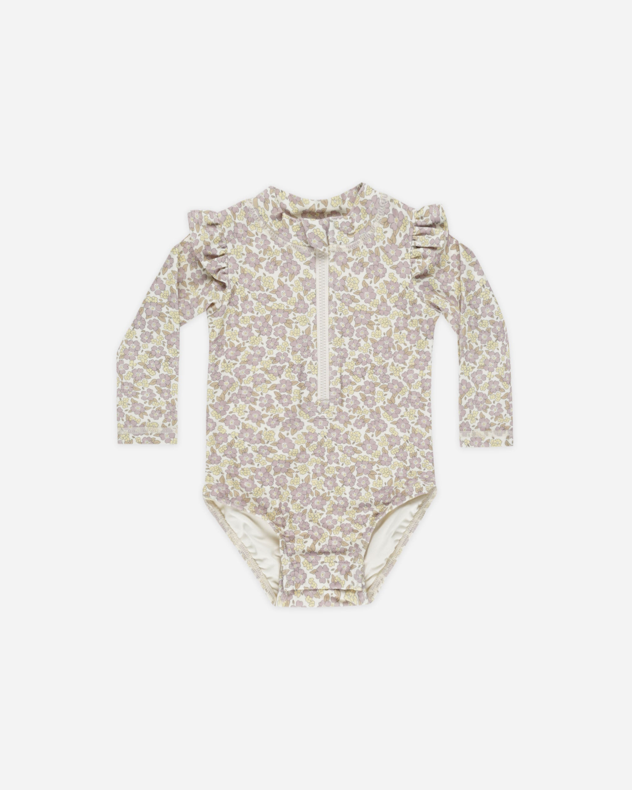  Byron Rashguard One-Piece || Purple Floral、mySite、layawaytickets