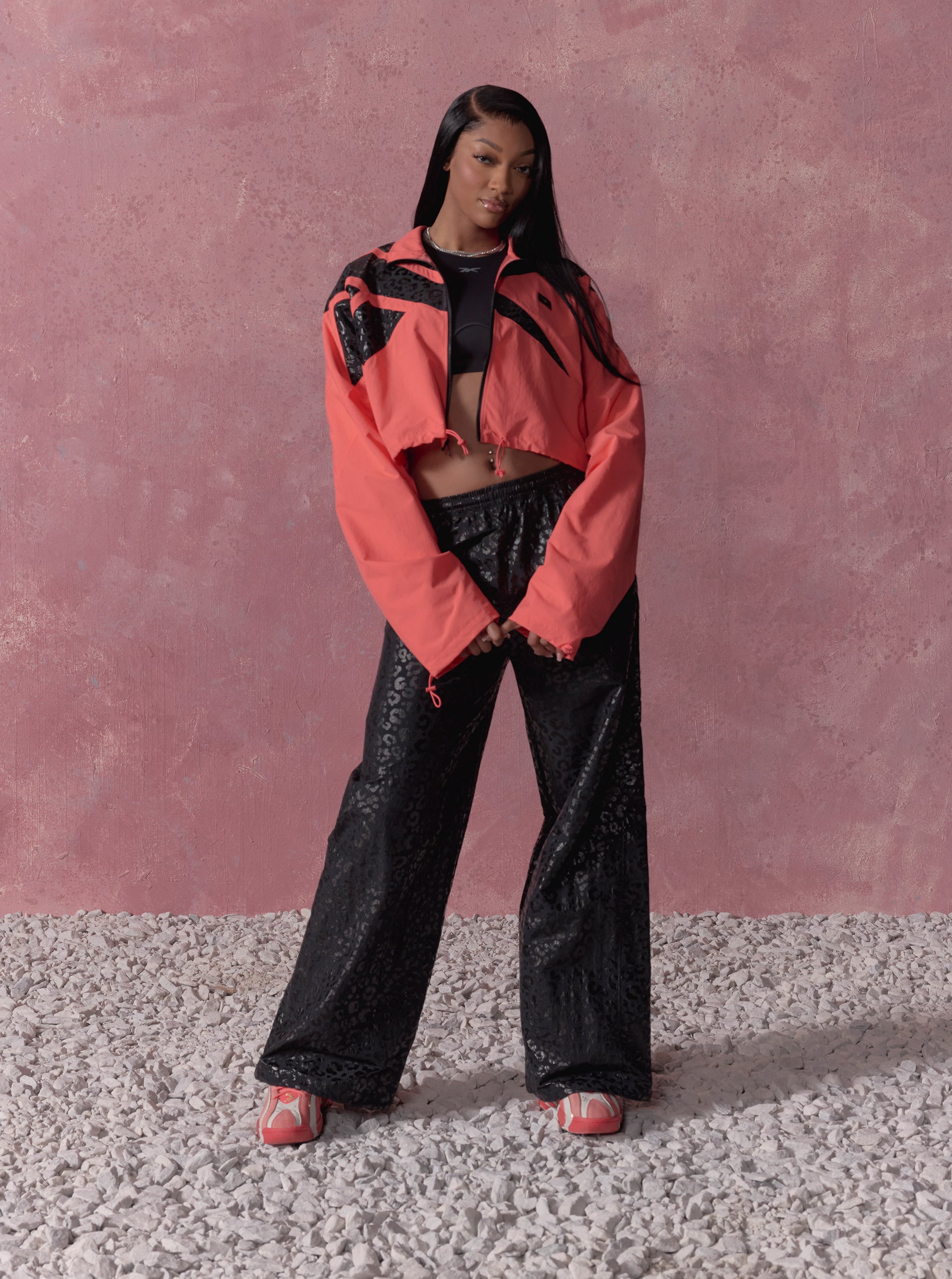 Reebok X Angel Reese Women's Hoop Pants Washed Black、mySite、zt4zffjzw