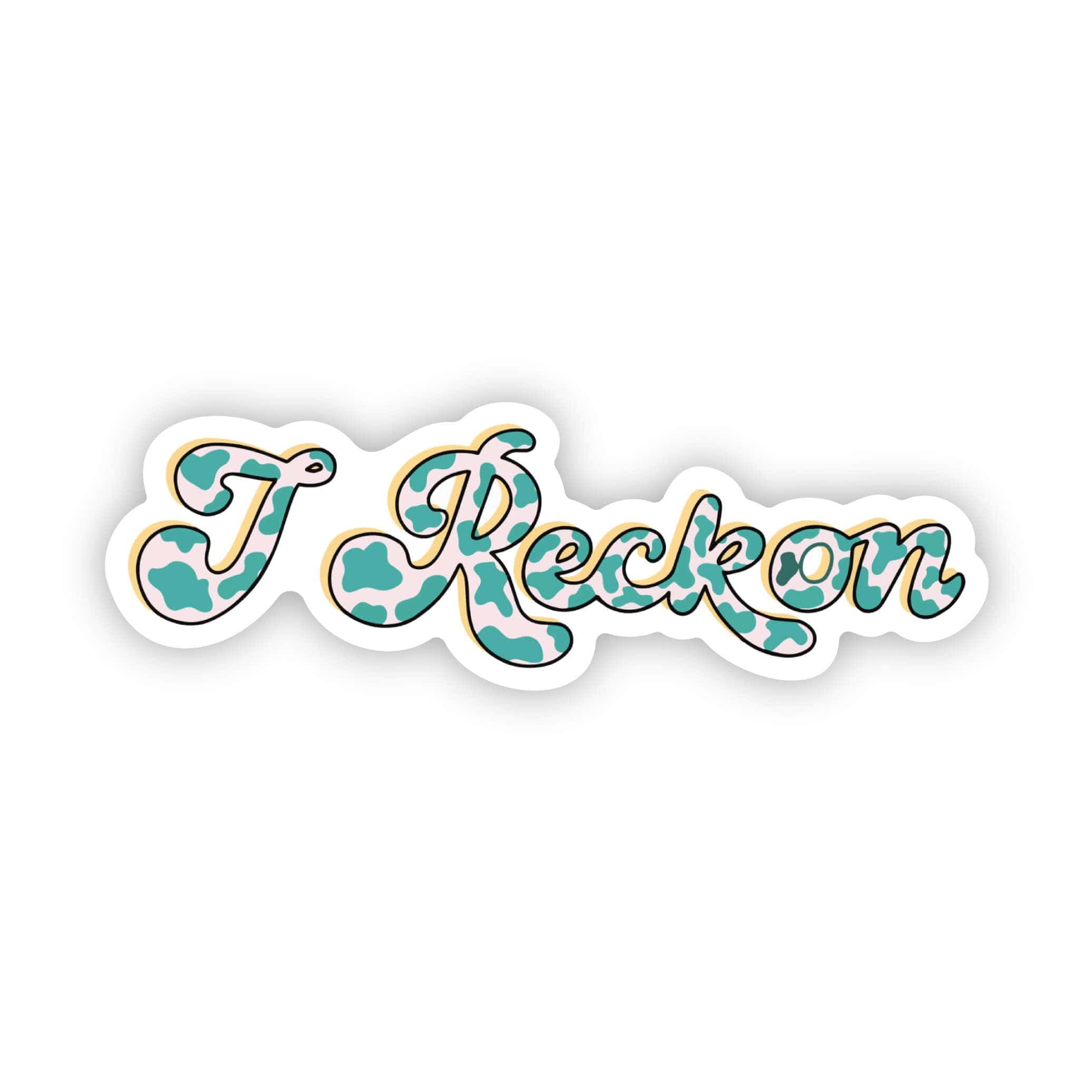  Blue I Reckon Sticker、mySite、ghnorth
