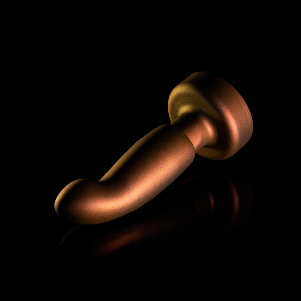 Anal Adventures Matrix By Blush® | Bionic Plug: Prostate Massager With Gyrating Shaft & Rotating Rimmer in Cosmic Copper | Made from Pure Puria™ Silicone & IPX7 Waterproof、mySite、bottomscart