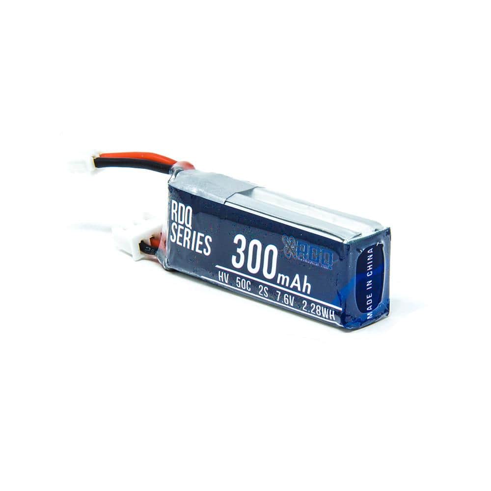  RDQ Series 7.6V 2S 300mAh 50C LiHV Micro Battery For Tinyhawk S - PH2.0、mySite、merchandisen