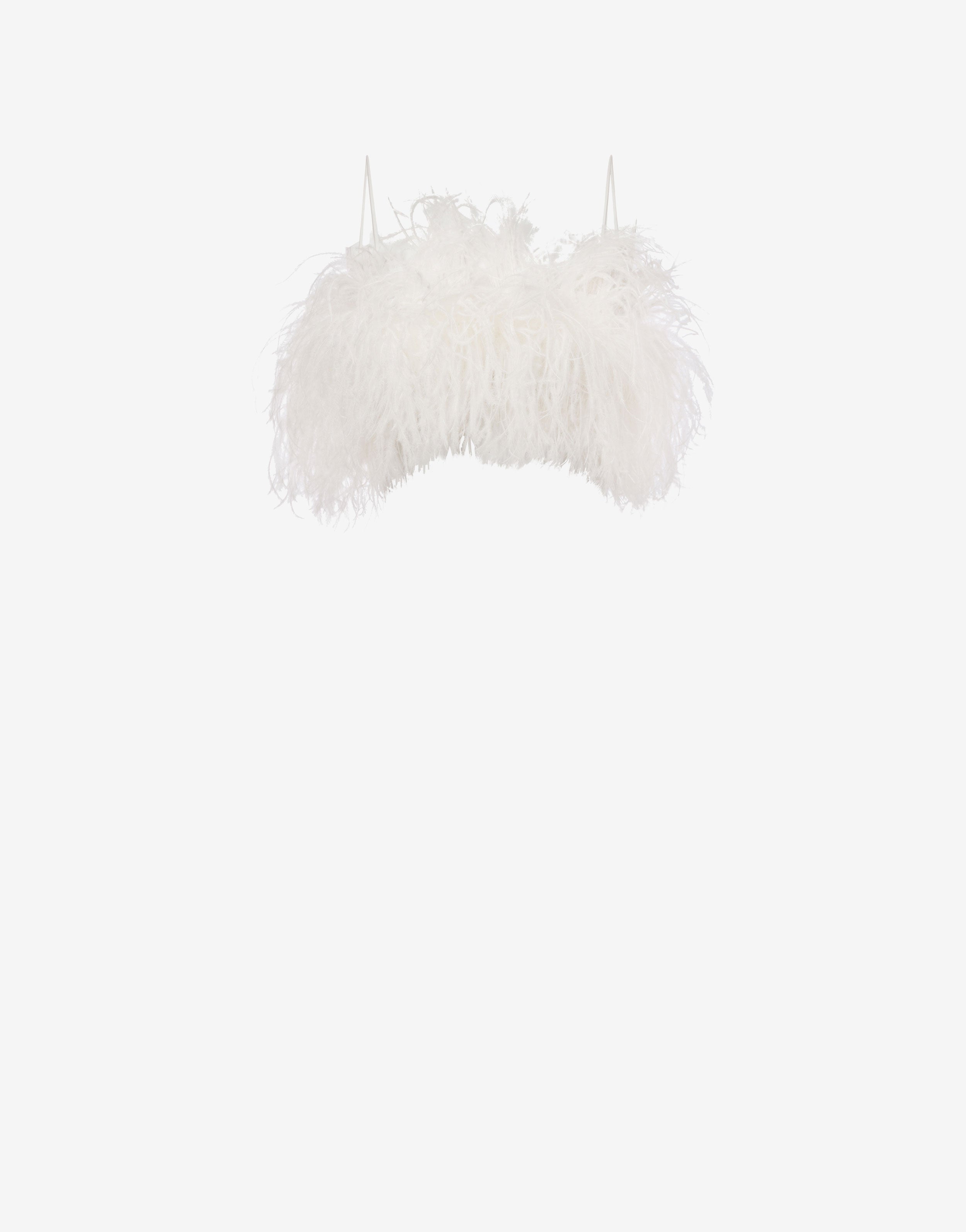 Micro top con piume staccabili、mySite、aoinhome