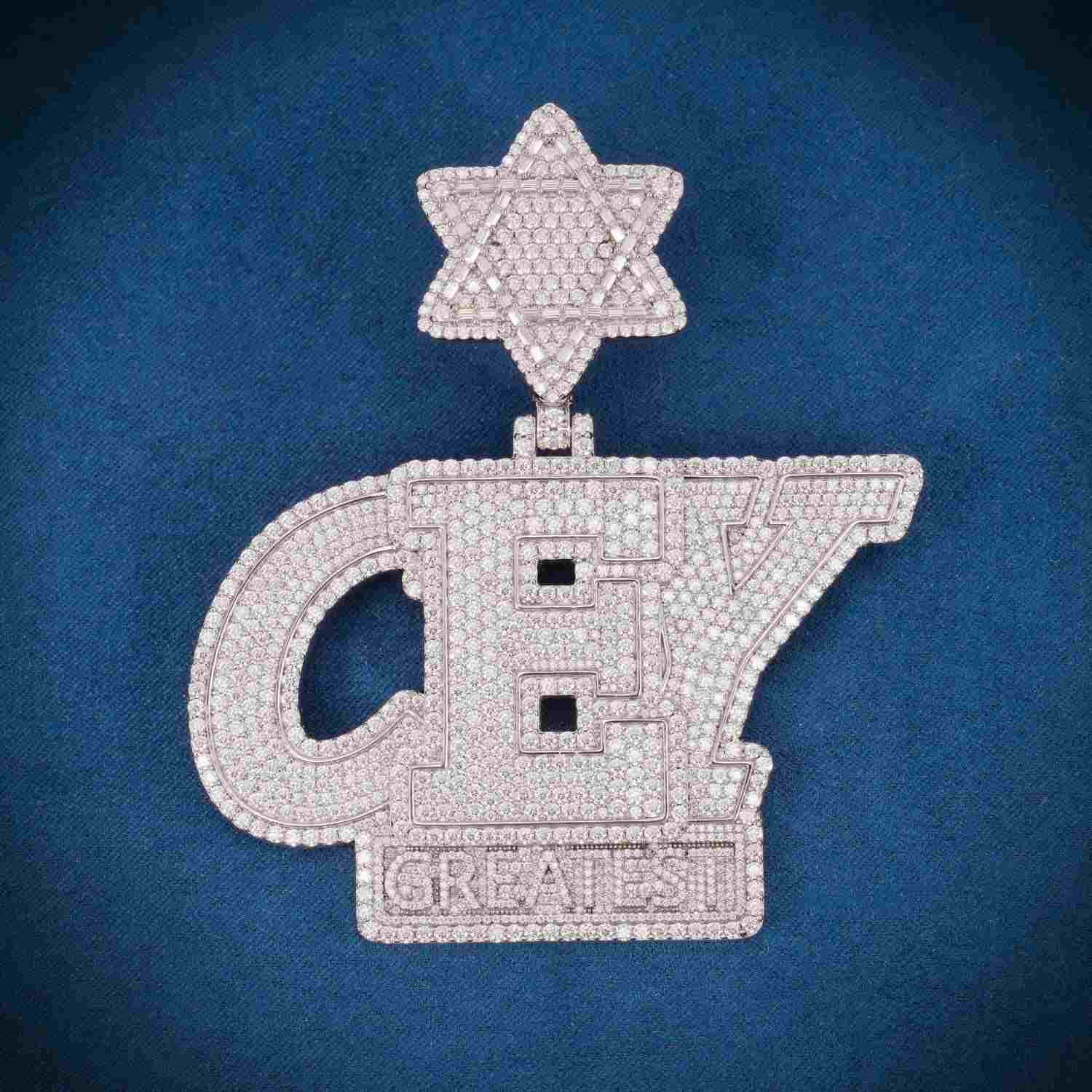 CEY Custom Moissanite Pendant 14k Gold、mySite、hinf8tx79