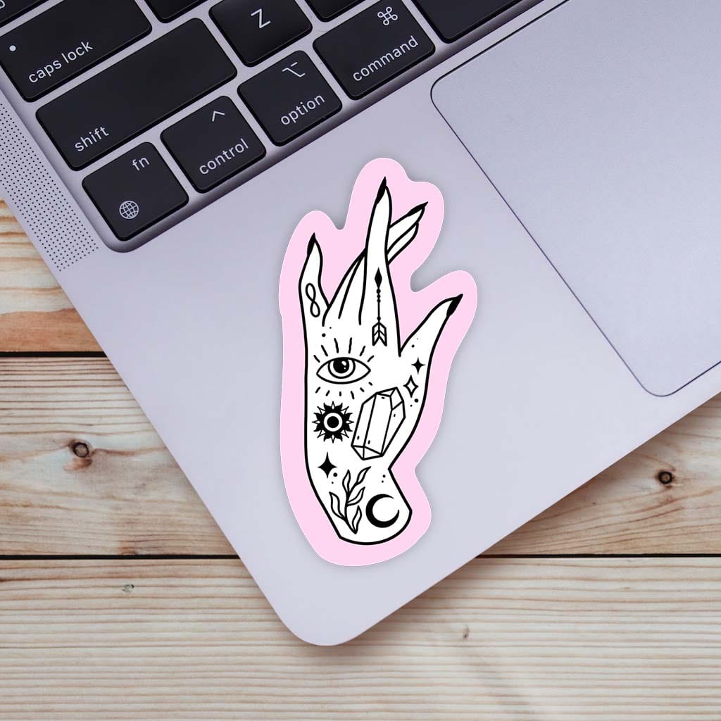  Mystic Hand Sticker - Pink、mySite、ghnorth
