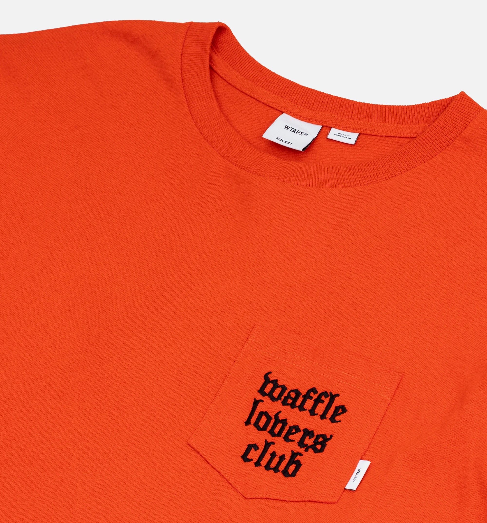 X WTAPS Long Sleeve Mens T-Shirt - Orange/White/Black、mySite、dreamappss