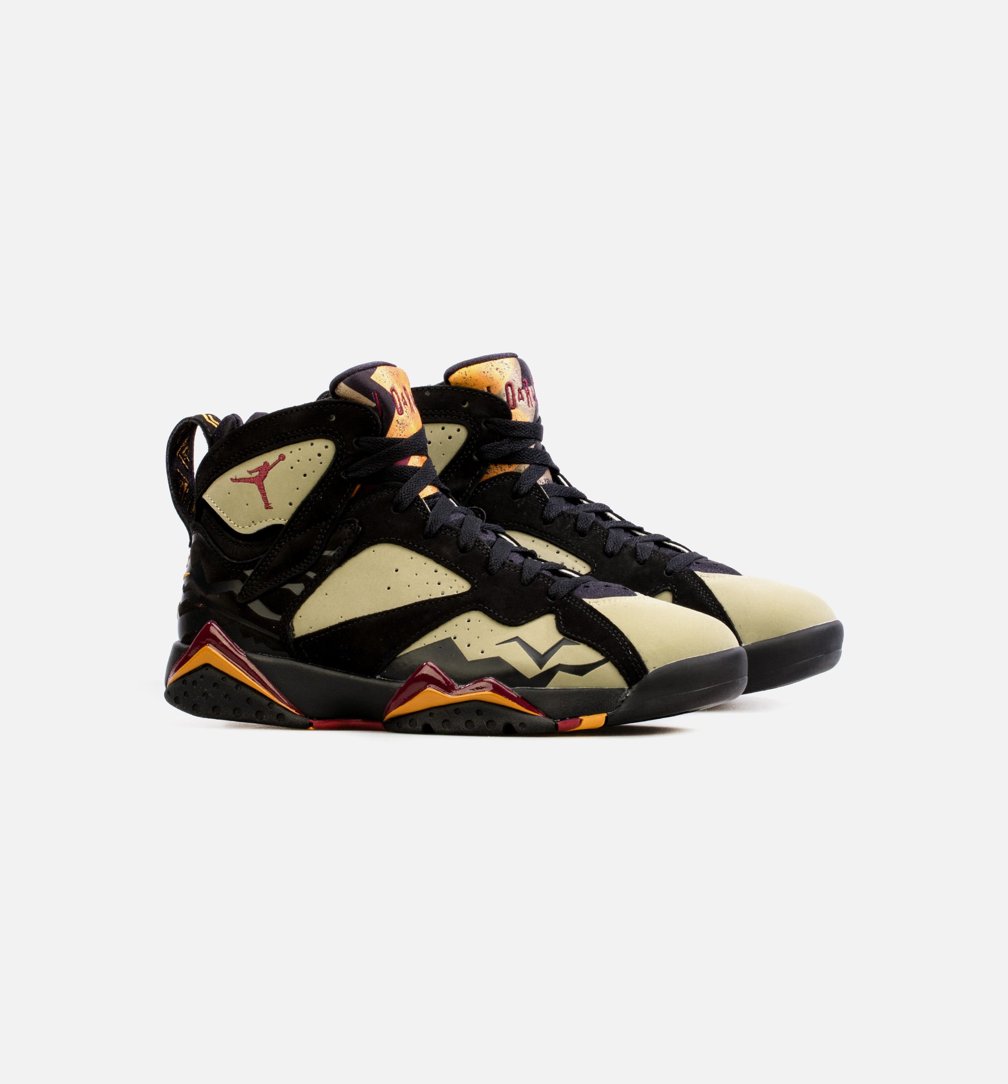 Air Jordan 7 Retro Black Olive Mens Lifestyle Shoe - Black/Green、mySite、dreamappss