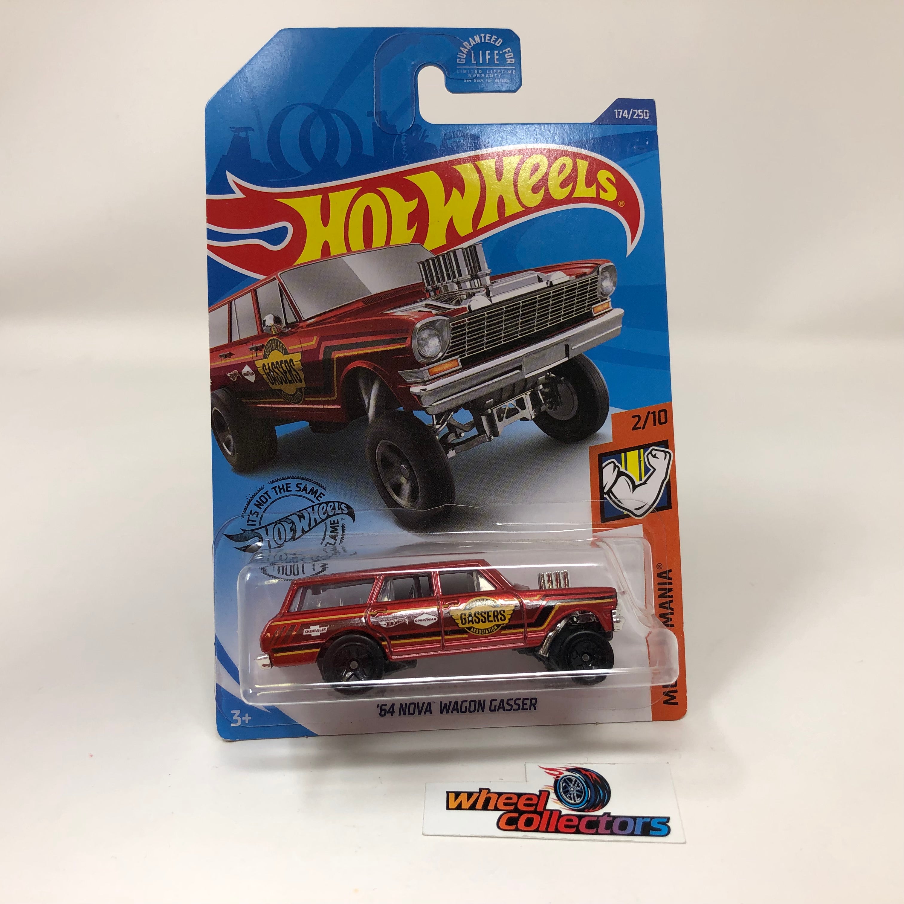 '64 Nova Wagon Gasser #174 * Red * 2020 Hot Wheels、mySite、hgirdovlk
