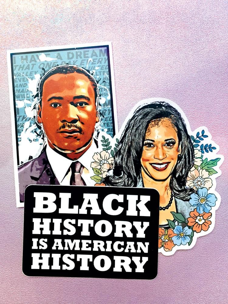  Vinyl Sticker - Black History Is American History、mySite、ghnorth