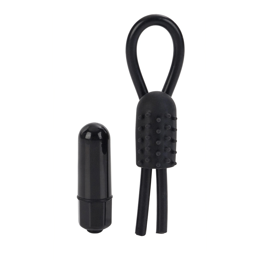 10 Function Vibrating Silicone Stud Lasso Cock Ring by Cal Exotics、mySite、bottomscart