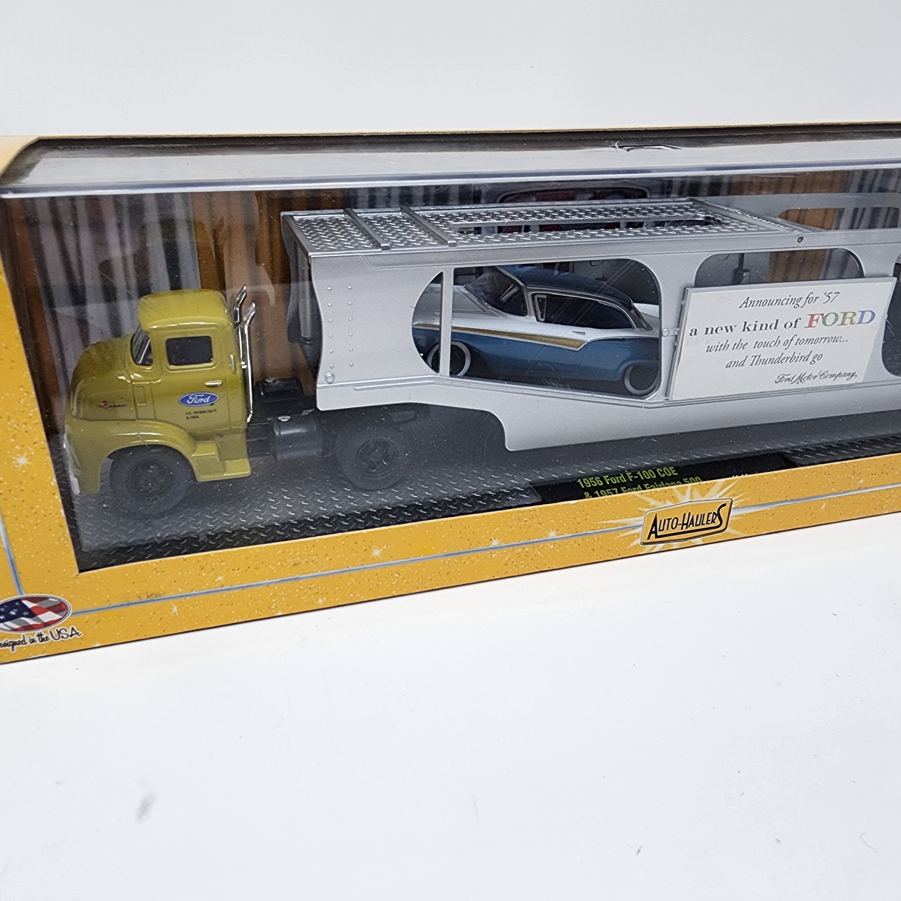 1956 Ford F-100 COE & 1957 Ford Fairlane 500 * M2 Machines Auto-Haulers、mySite、hgirdovlk