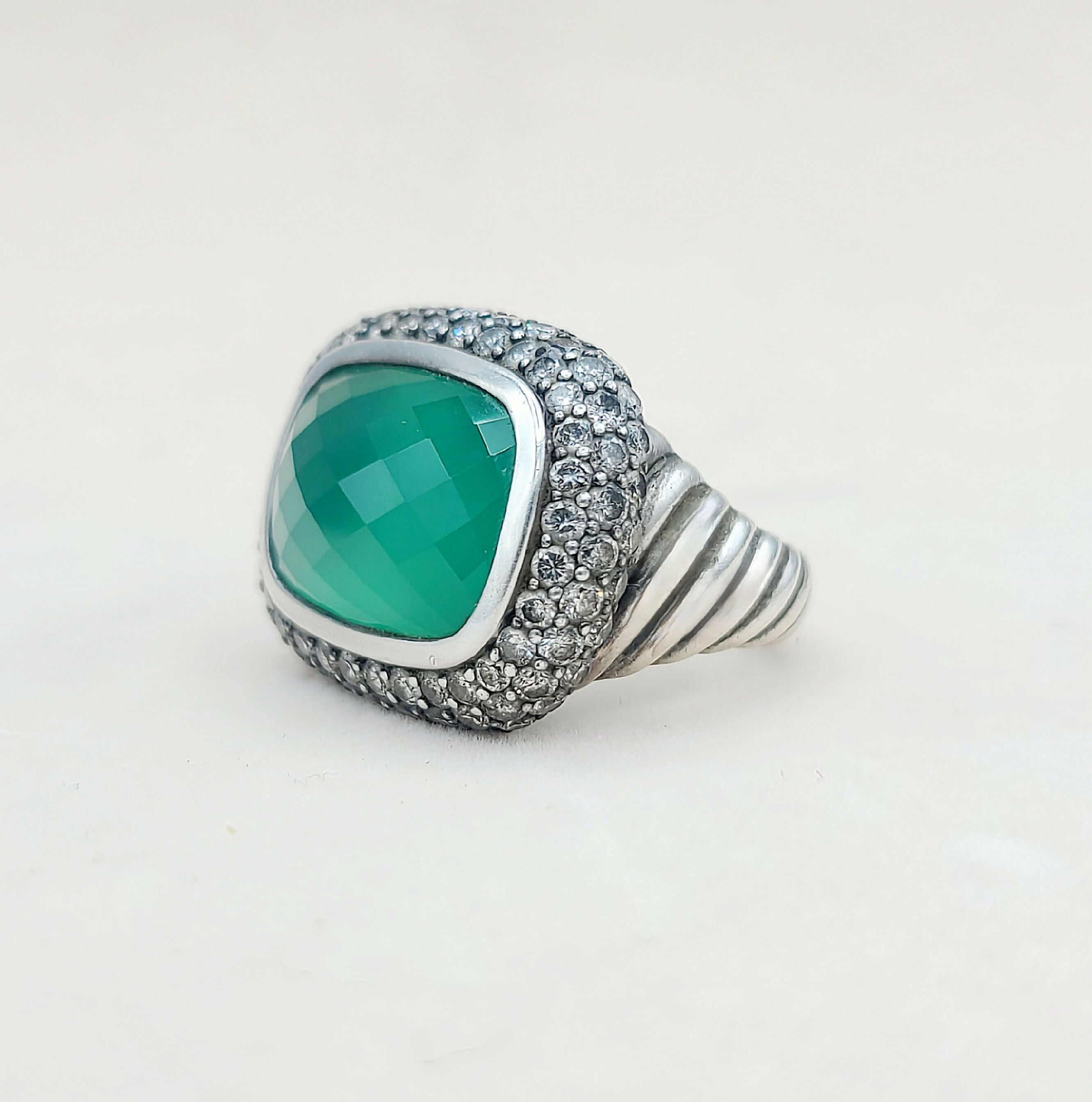 David Yurman Waverly Limited Ring 鈥?Green Onyx & Diamonds、mySite、hinf8tx79