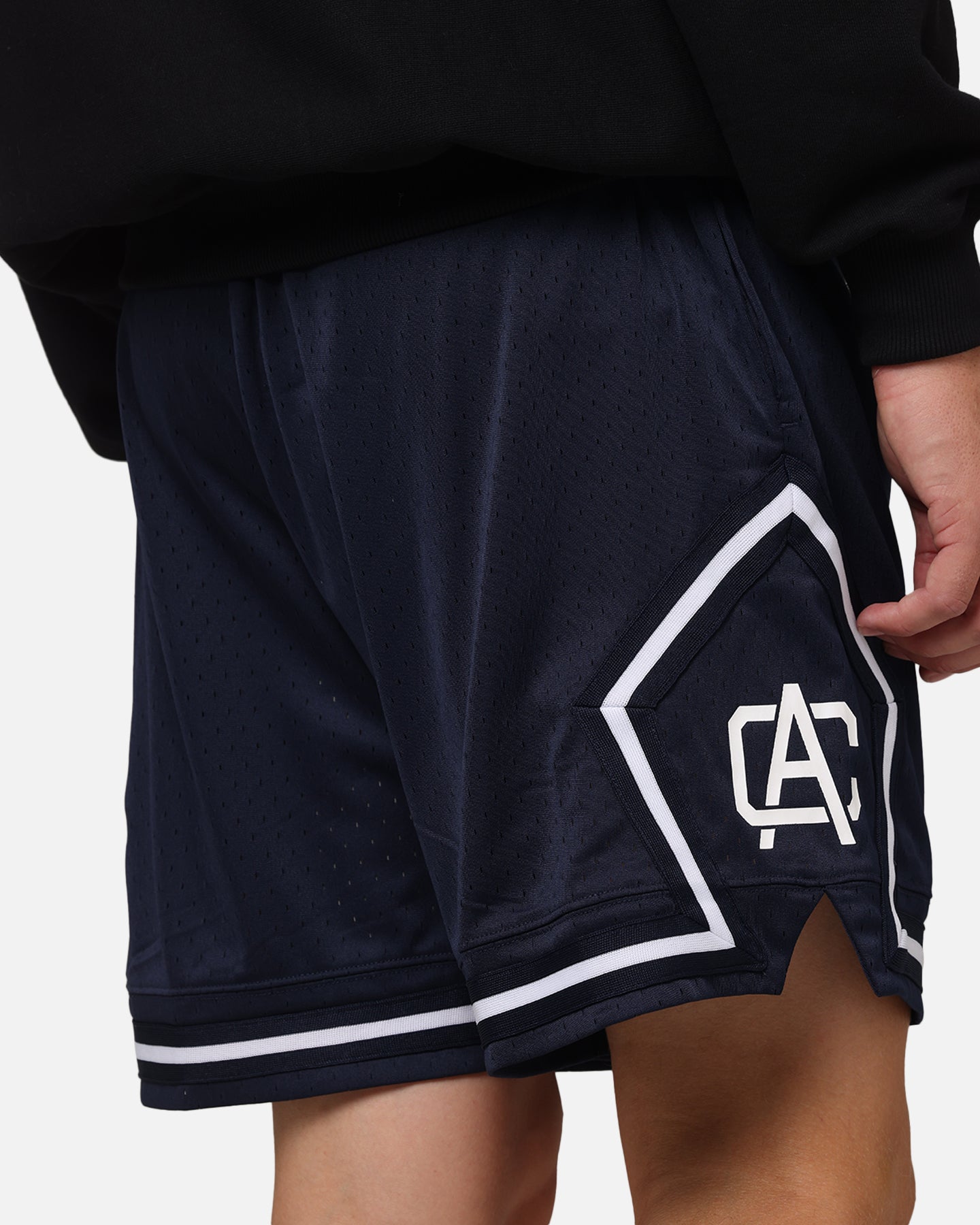 Carre Fold Mesh Basketball Shorts Navy/White、mySite、zt4zffjzw