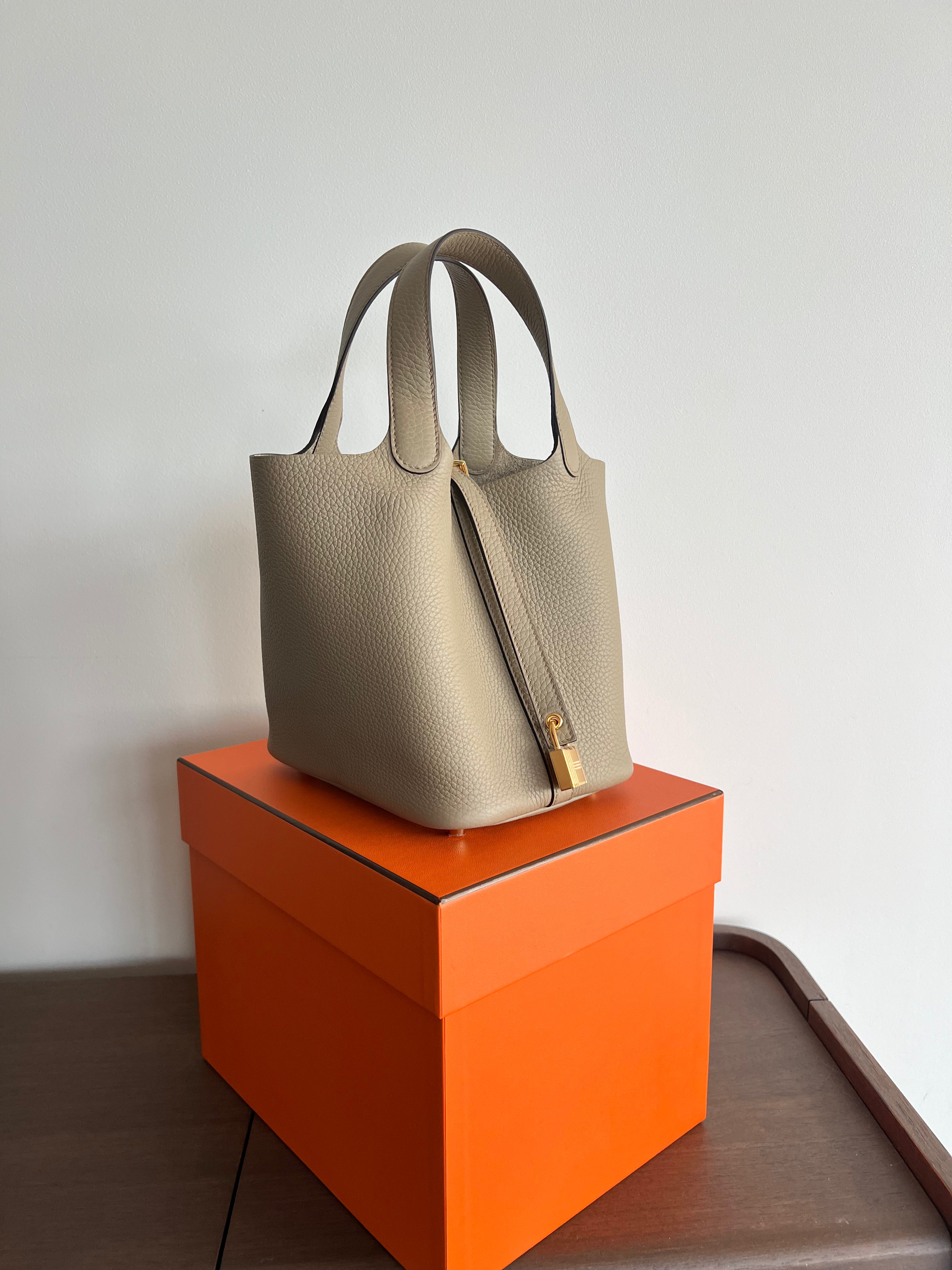 Hermès Picotin 18cm Beige Marfa GHW、mySite、garminoutage.com