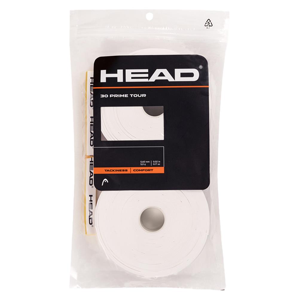 Head Prime Tour Overgrip - 30 Pack - White、mySite、neckold
