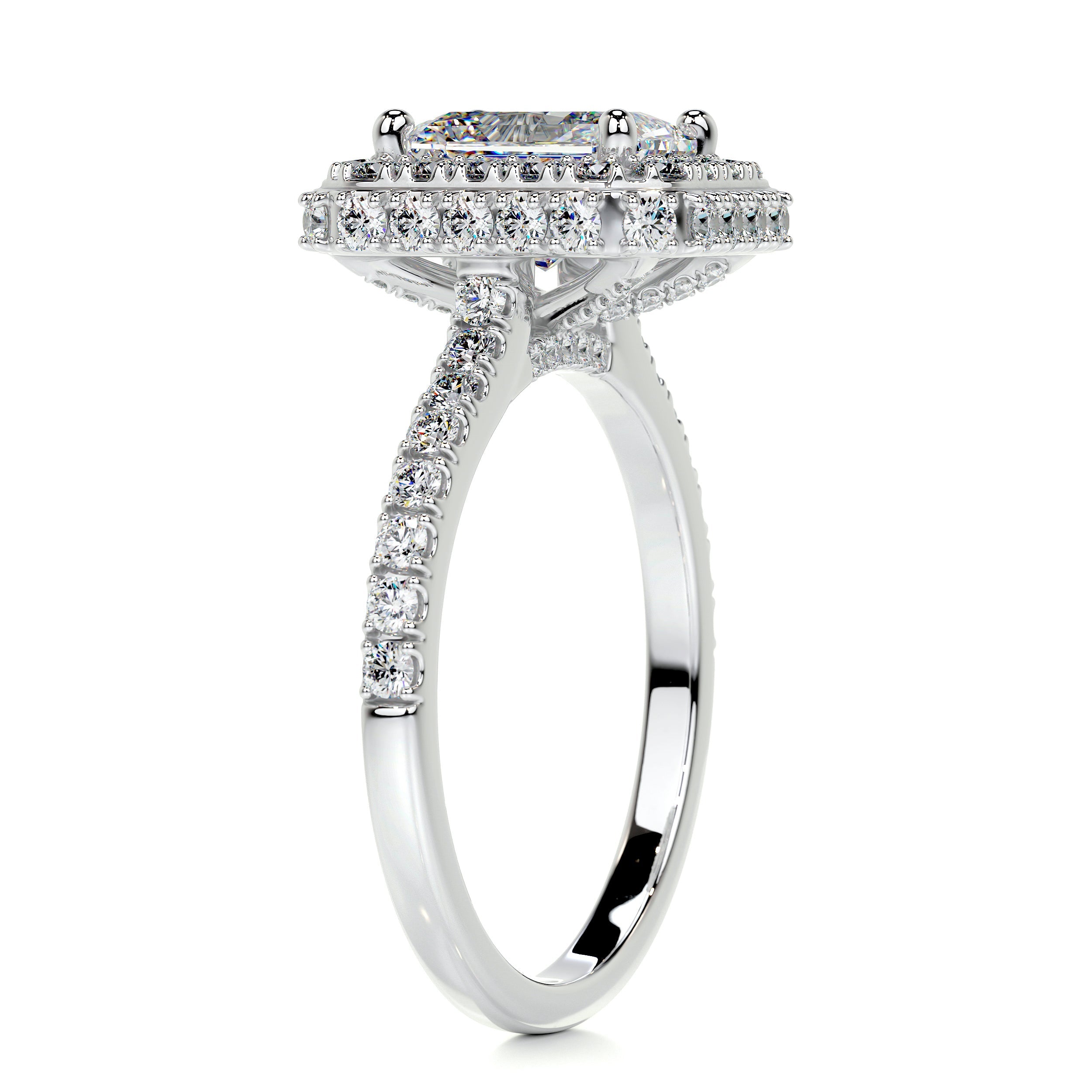Lana Moissanite & Diamond Ring -18K White Gold、mySite、hinf8tx79