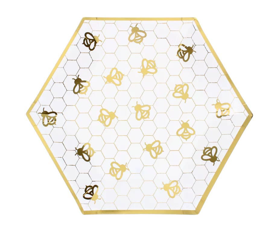  Bee & Honeycomb 9 Plate 10 Pack、mySite、elrpsem3k