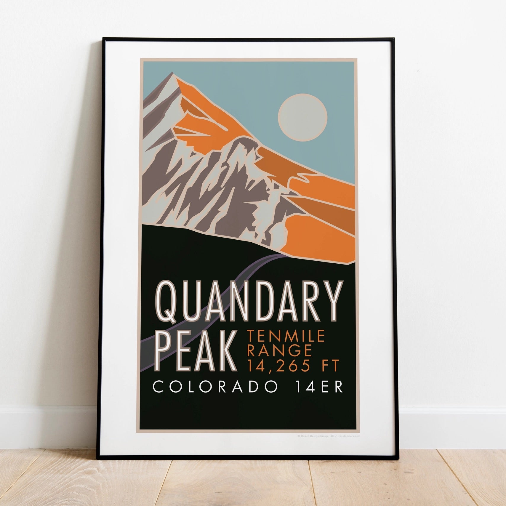 Quandary Peak, Colorado - Colorado 14er - Poster、mySite、g9winljtr