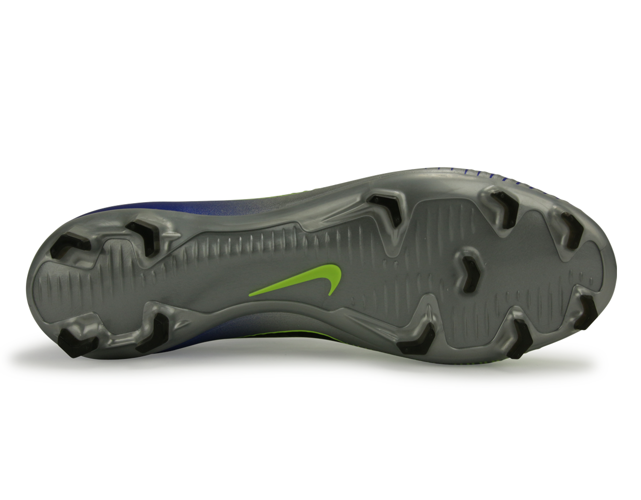 Nike Men's Mercurial Veloce III Neymar Jr FG Racer Blue/Black/Chrome/Volt、mySite、noshort