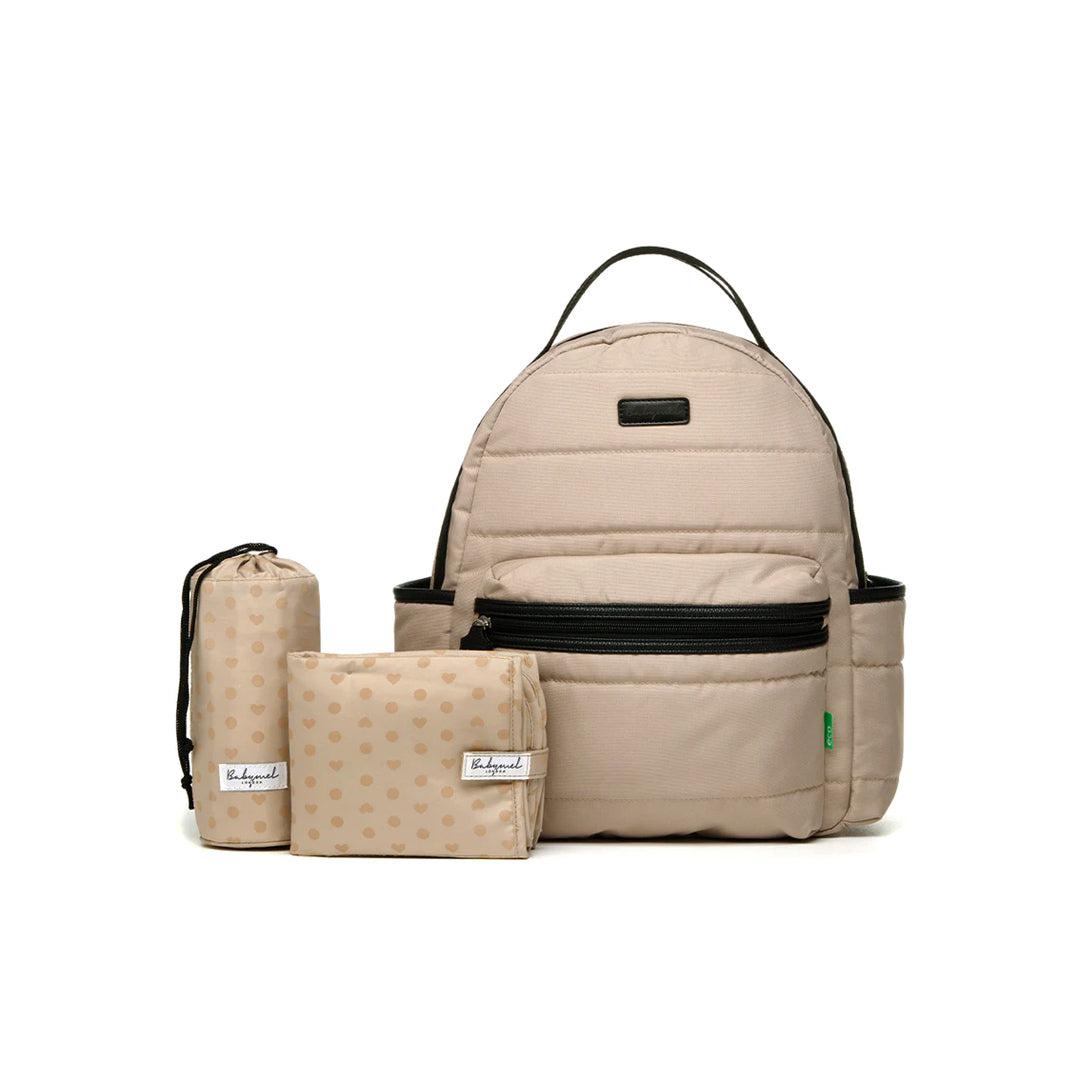  Babymel Lola Eco Quilt Changing Backpack - Fawn、mySite、merchandisen