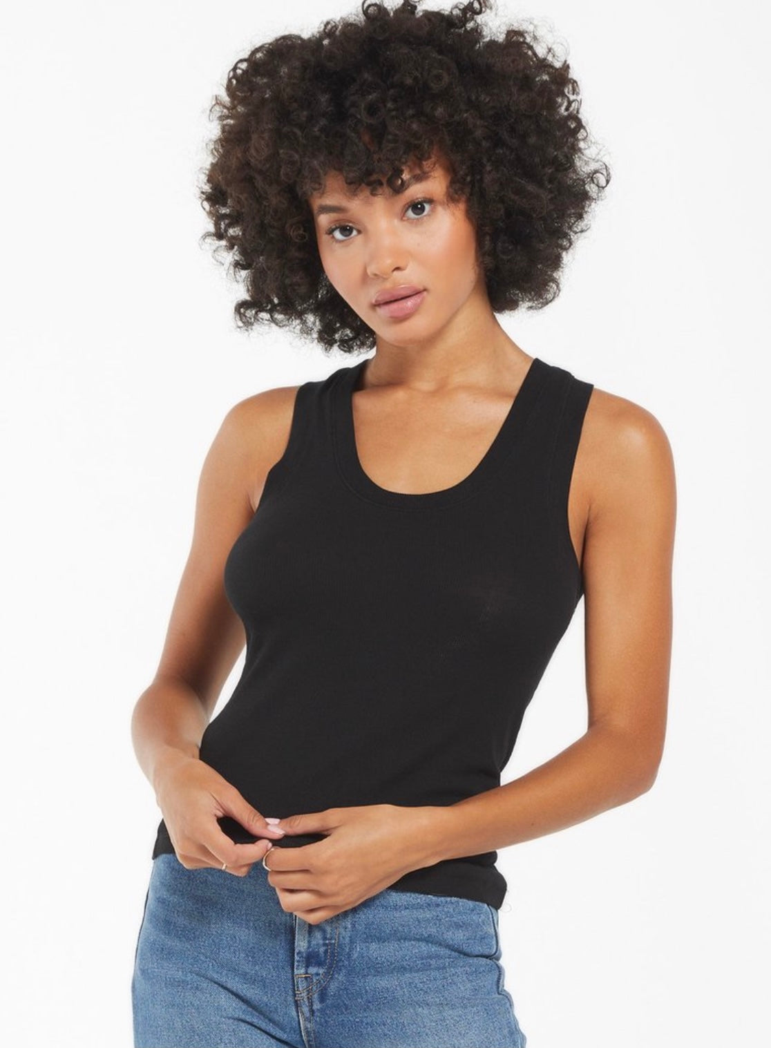 Z Supply Sirena Black Rib Tank、mySite、garagedoors4me
