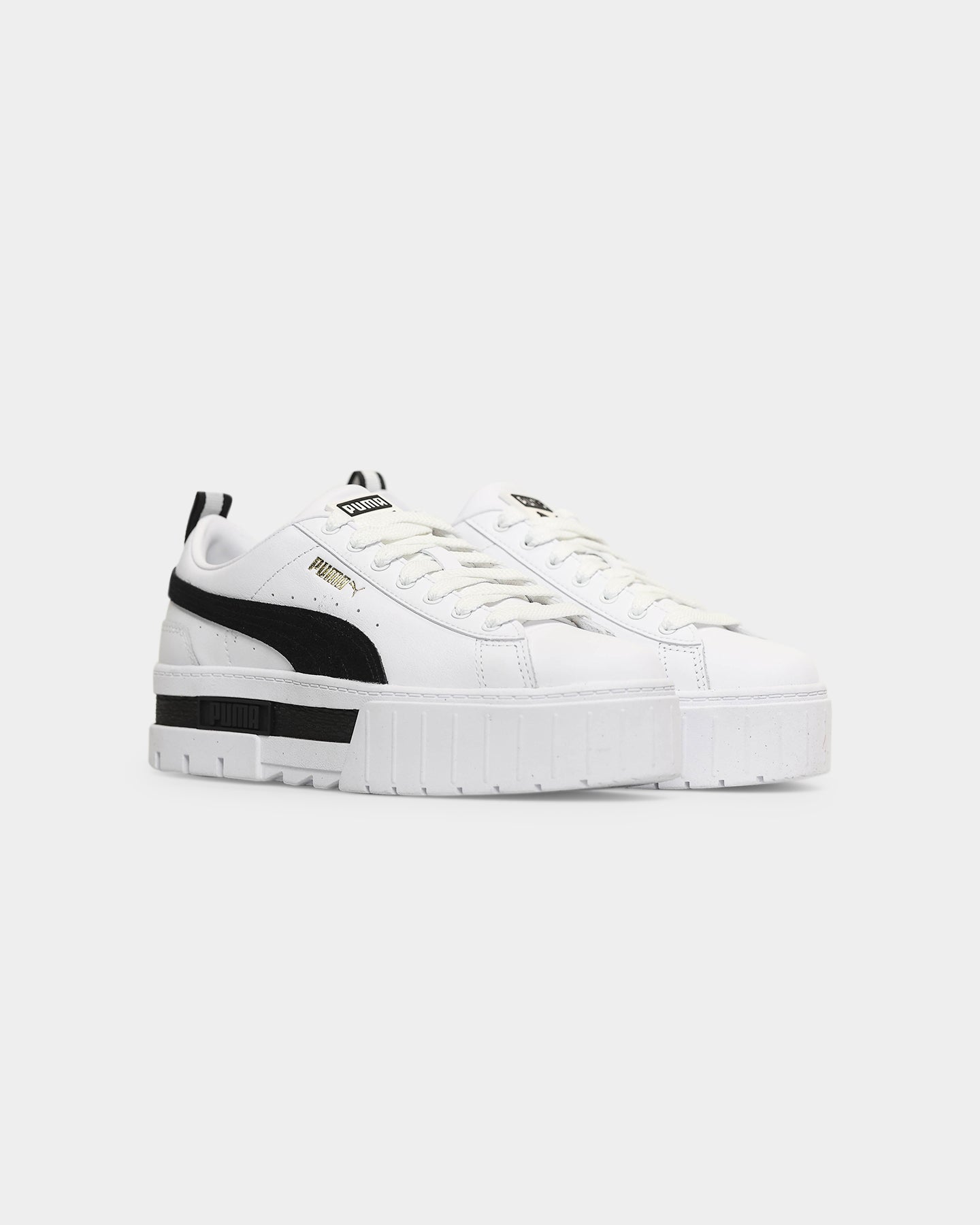 Puma Women's Mayze Leather White/Black、mySite、zt4zffjzw