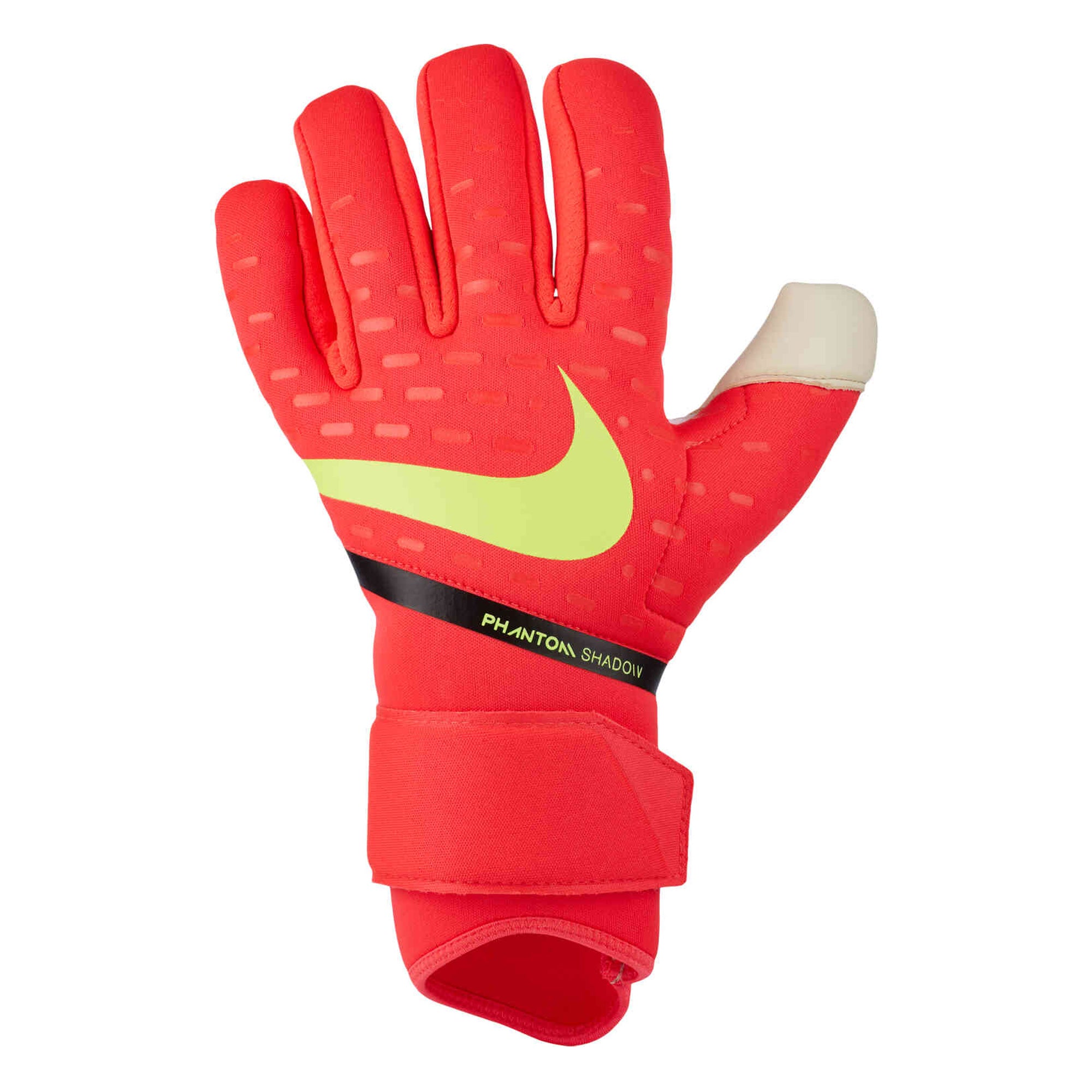Nike Men's Phantom Shadow Goalkeeper Gloves Red/White/Volt、mySite、noshort