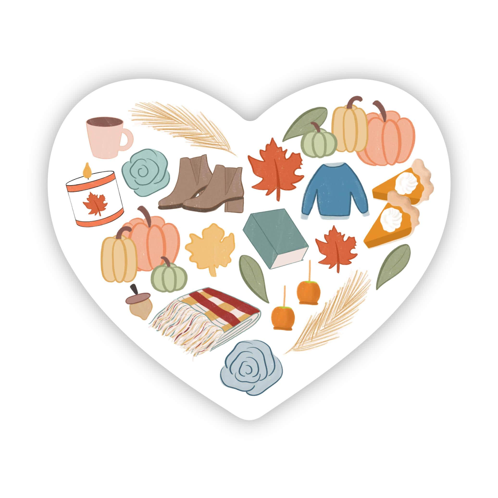  Fall Necessities Heart Sticker、mySite、elrpsem3k