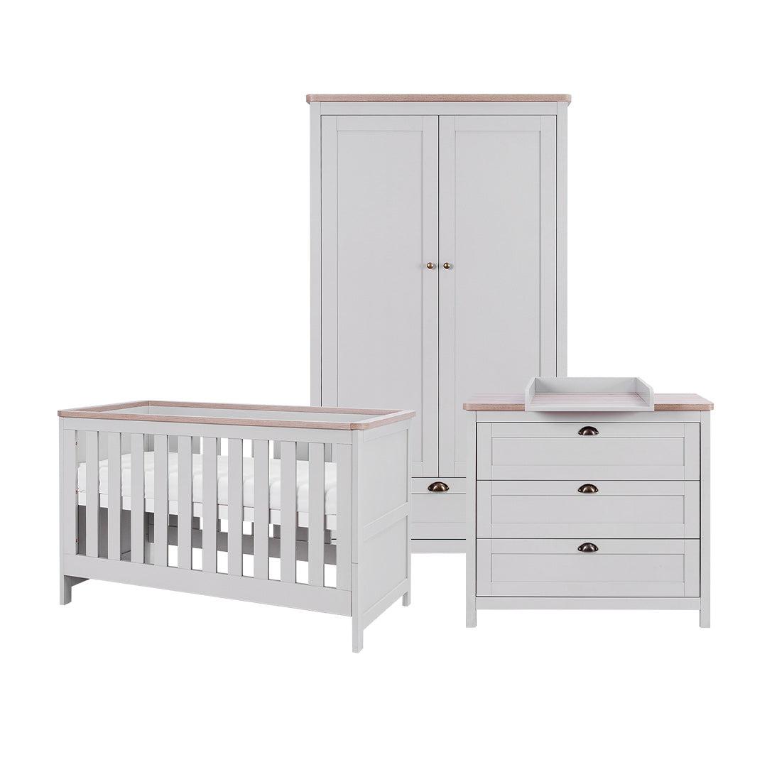  Tutti Bambini Verona 3 Piece Room Set - Dove Grey/Oak、mySite、merchandisen