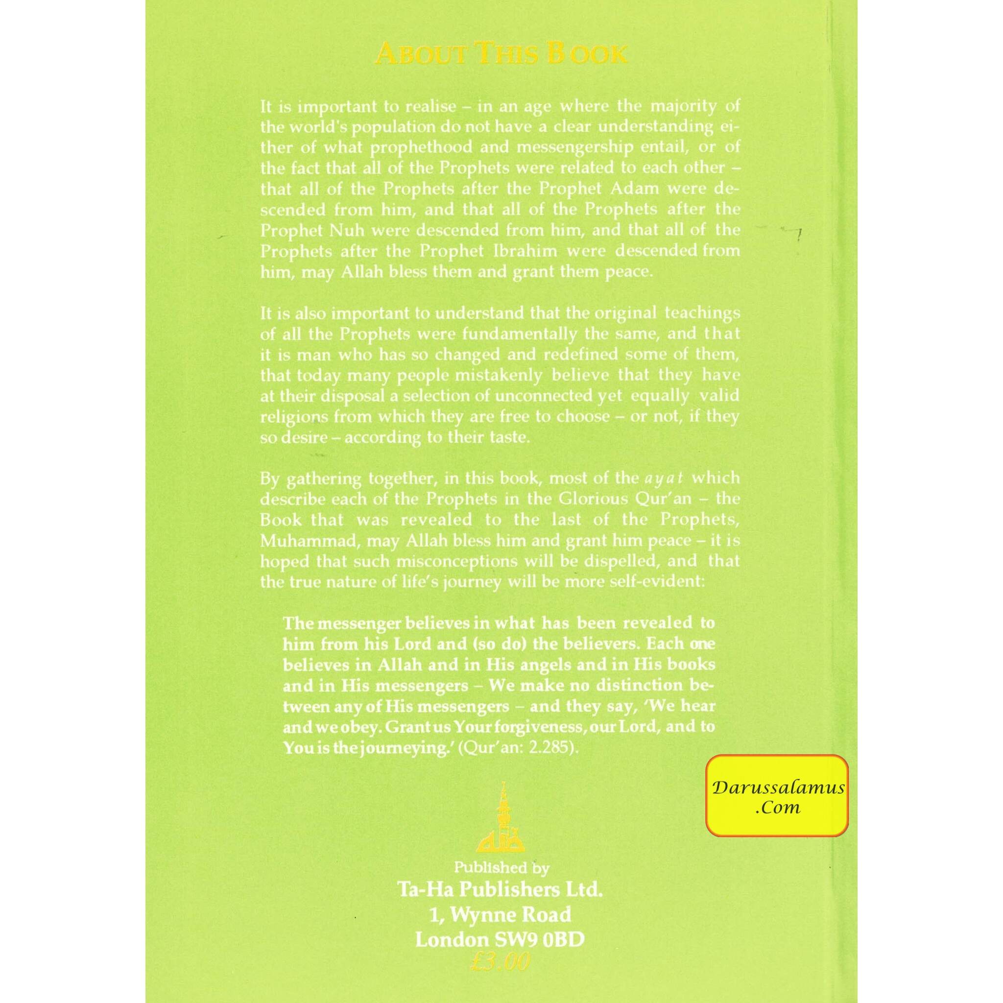 Prophets in the Quran Vol 1 By Iftekhar Bano Hussain、mySite、topwebapps