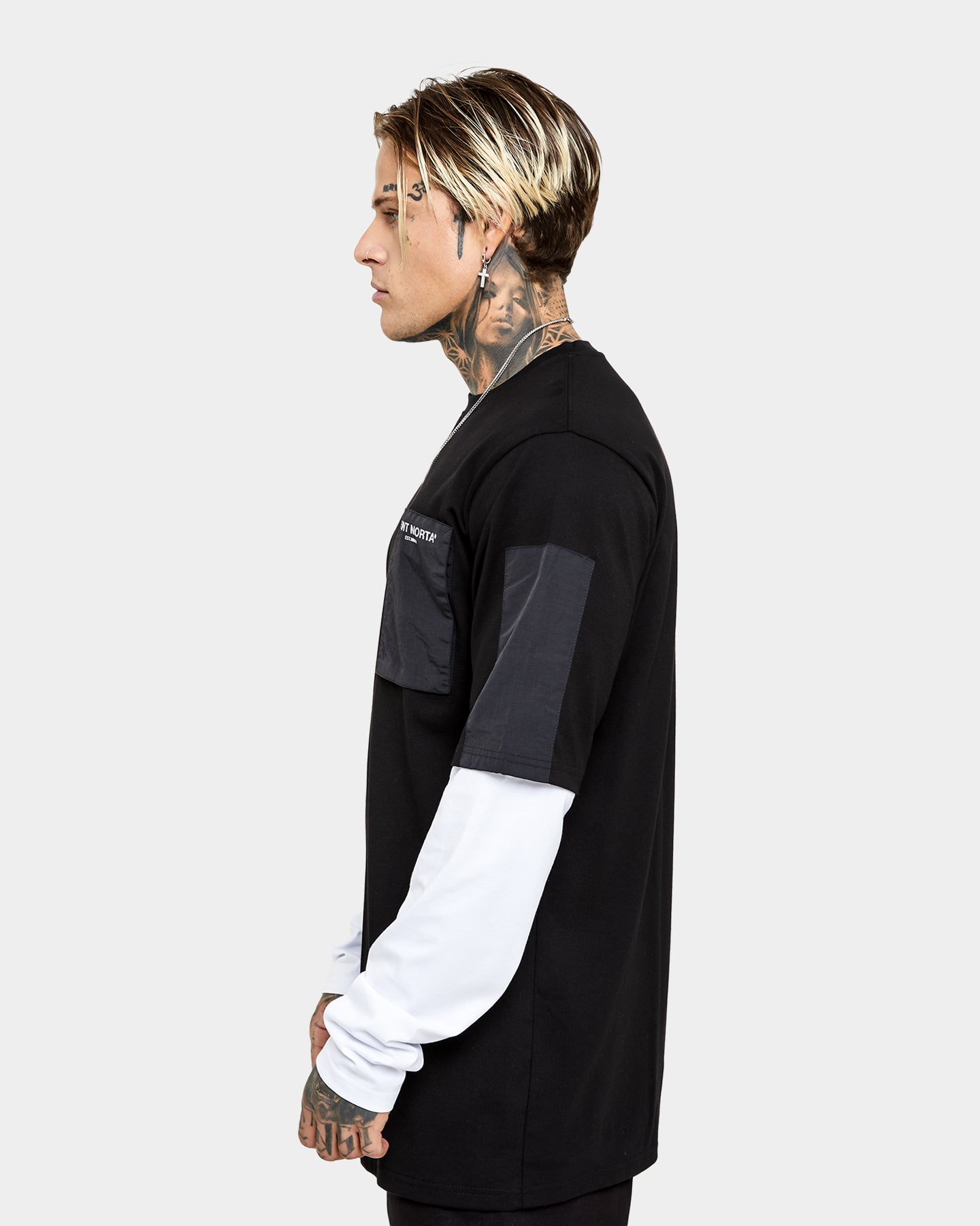 Saint Morta Avalanche Long Sleeve T-Shirt Black/White、mySite、zt4zffjzw