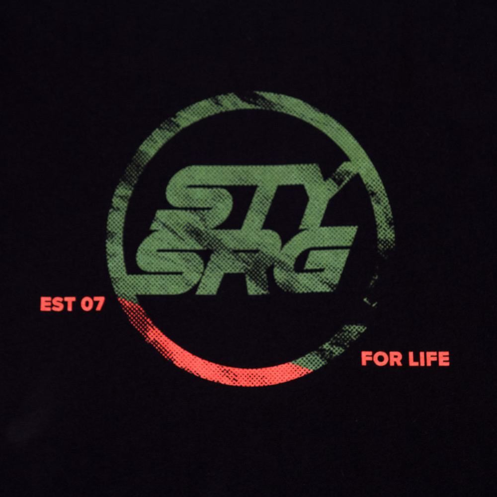  Stay Strong x Jonny Mole Distressed Icon T-shirt - Black、mySite、merchandisen