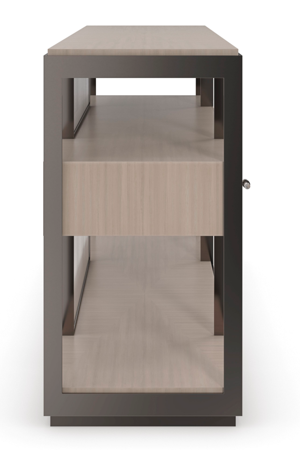 Bronze Framed Console Table | Caracole Shelf Sufficient、mySite、neckold