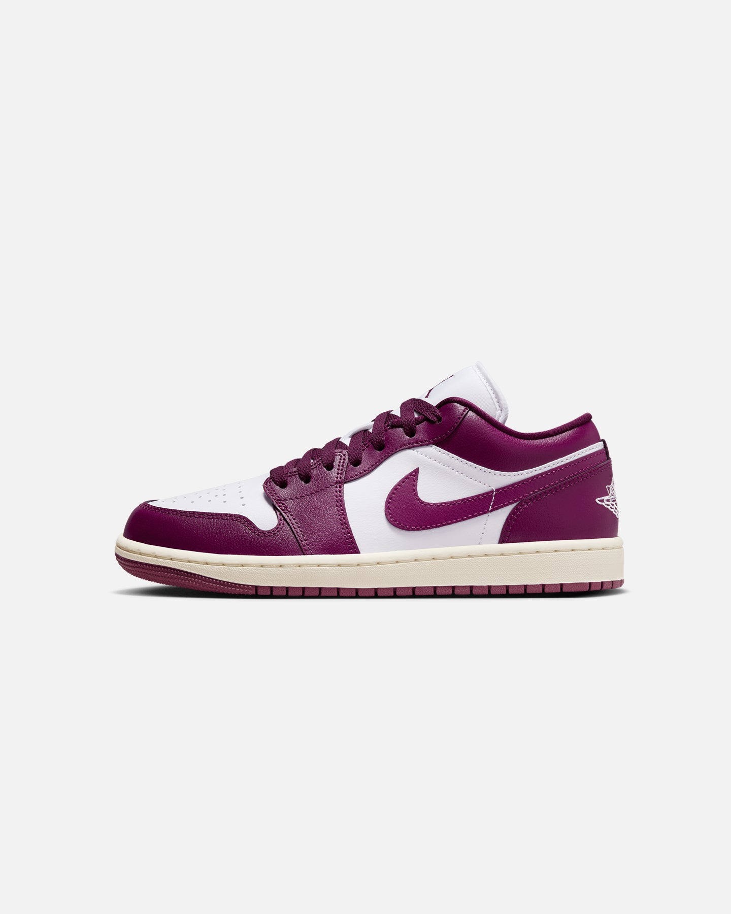 Jordan Women's Air Jordan 1 Low Fireberry White/Bordeaux、mySite、zt4zffjzw