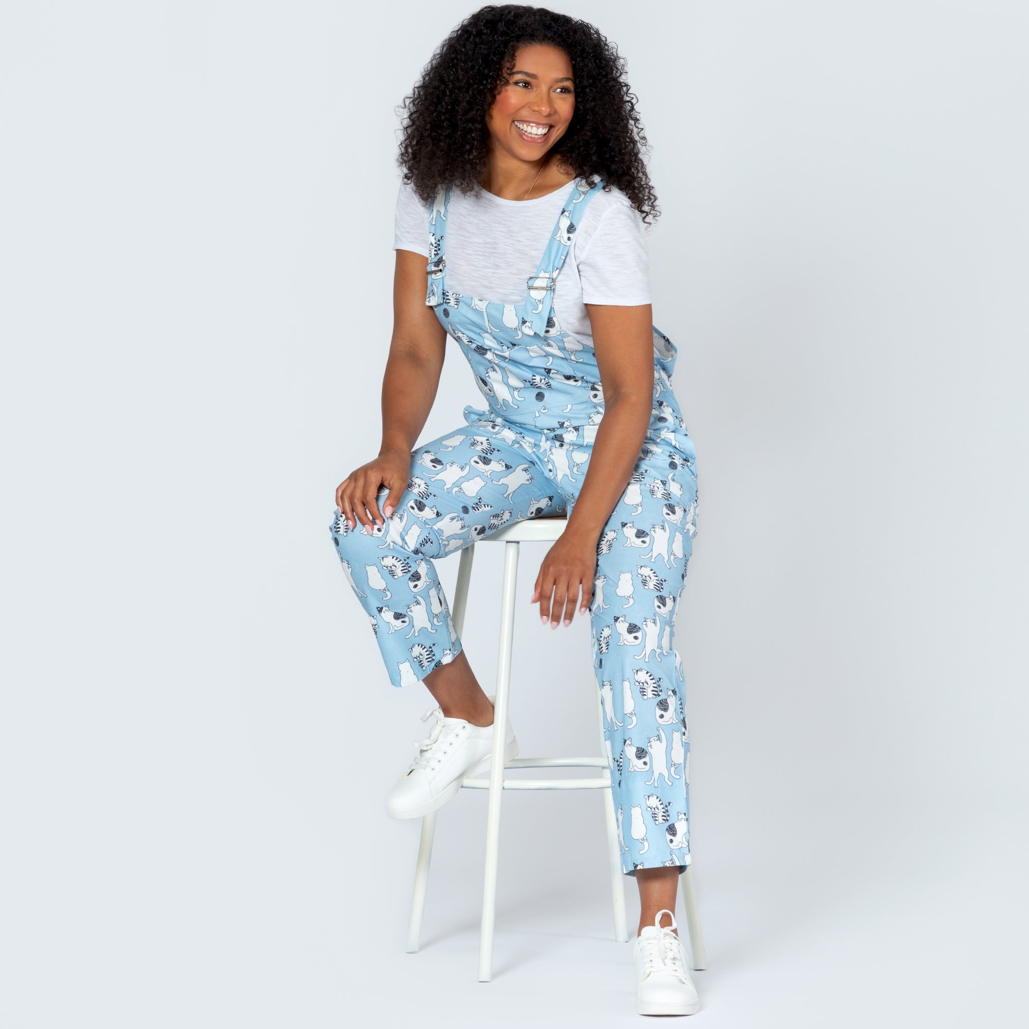 Fun Loving Cat Overalls、mySite、camillekostekn