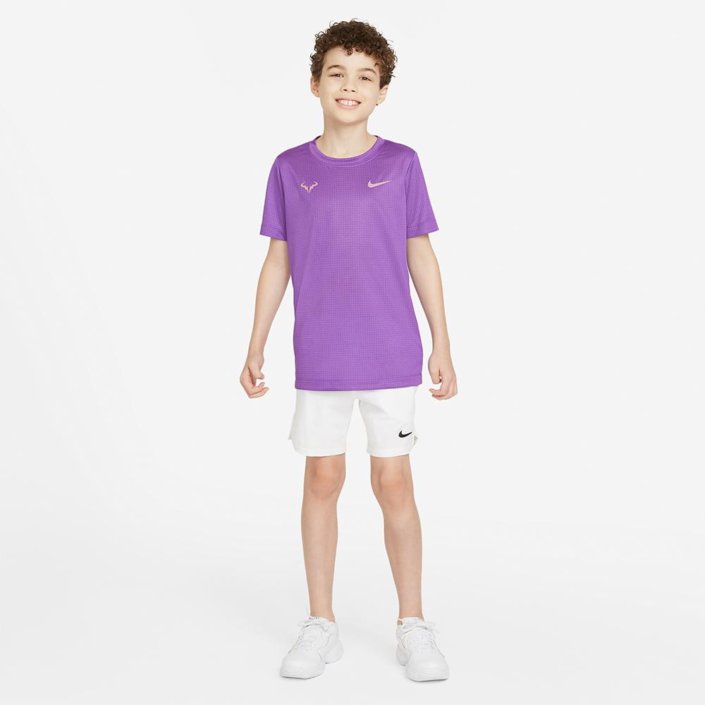Nike Boys Rafa Tee - Wild Berry/Elemental Pink
