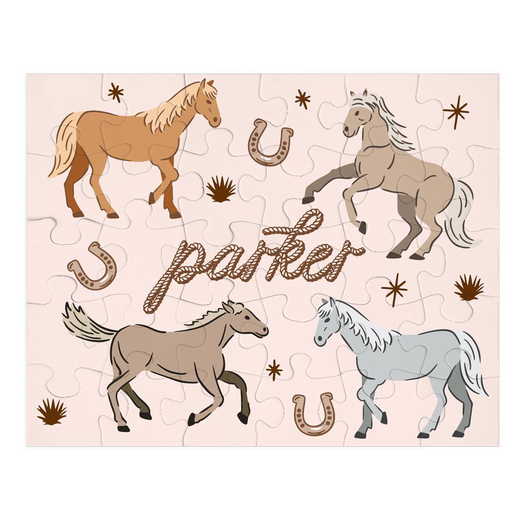  Kids Personalized 30 Piece Puzzle | P's Ponies、mySite、layawaytickets