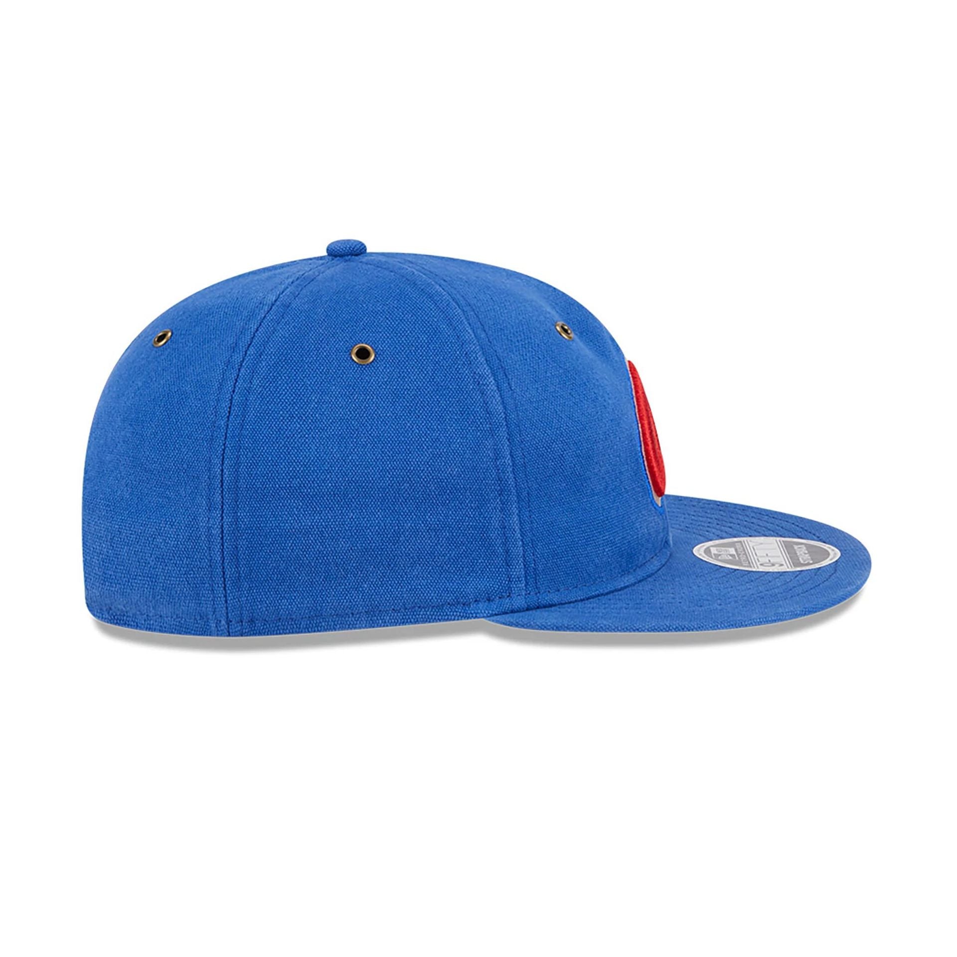 Atlanta Braves Cotton Canvas Blue Retro Crown 9FIFTY Strapback Cap、mySite、vikingsvslions
