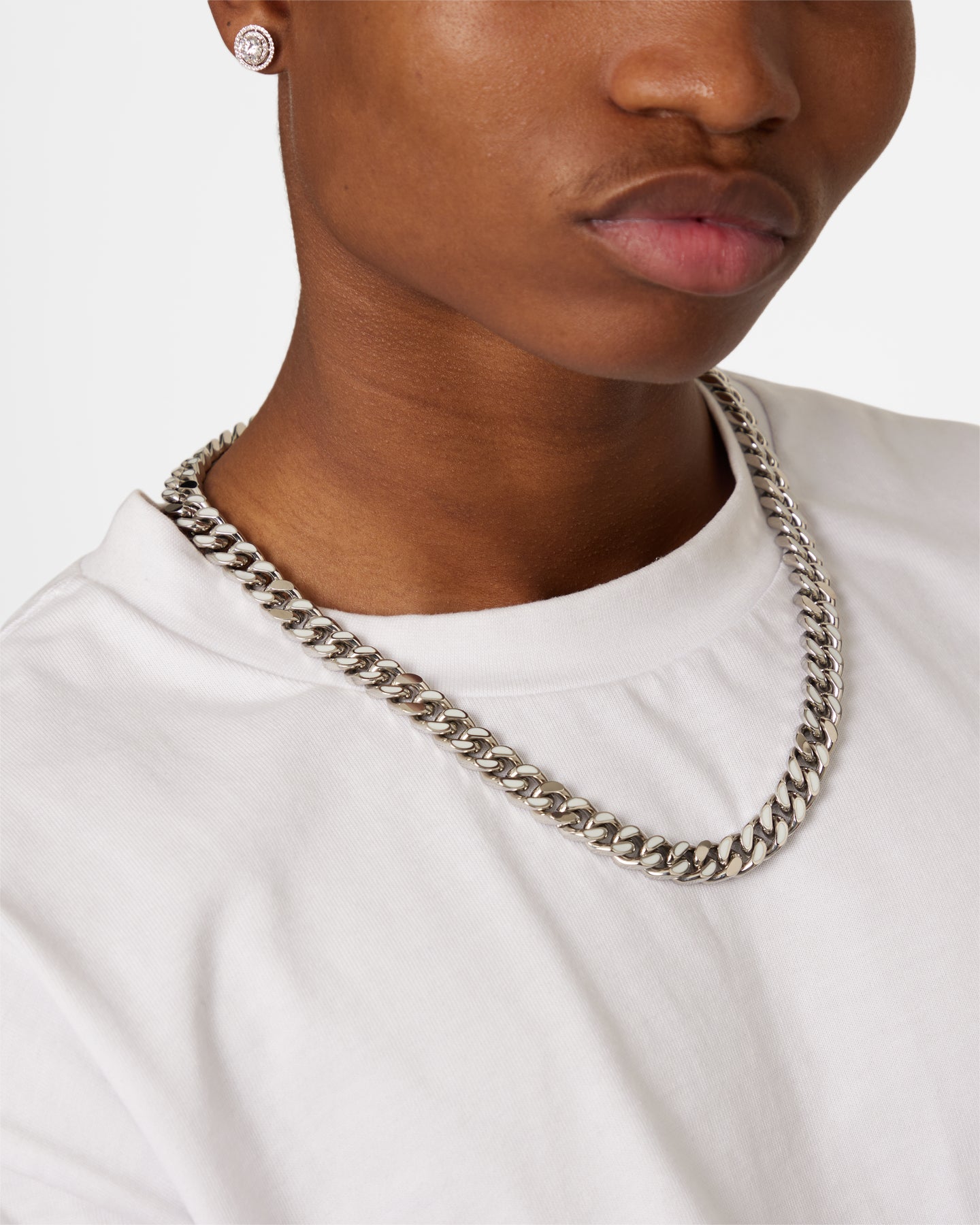 Guess Mainline X Culture Kings Glow In The Dark Necklace Silver/Glow、mySite、zt4zffjzw