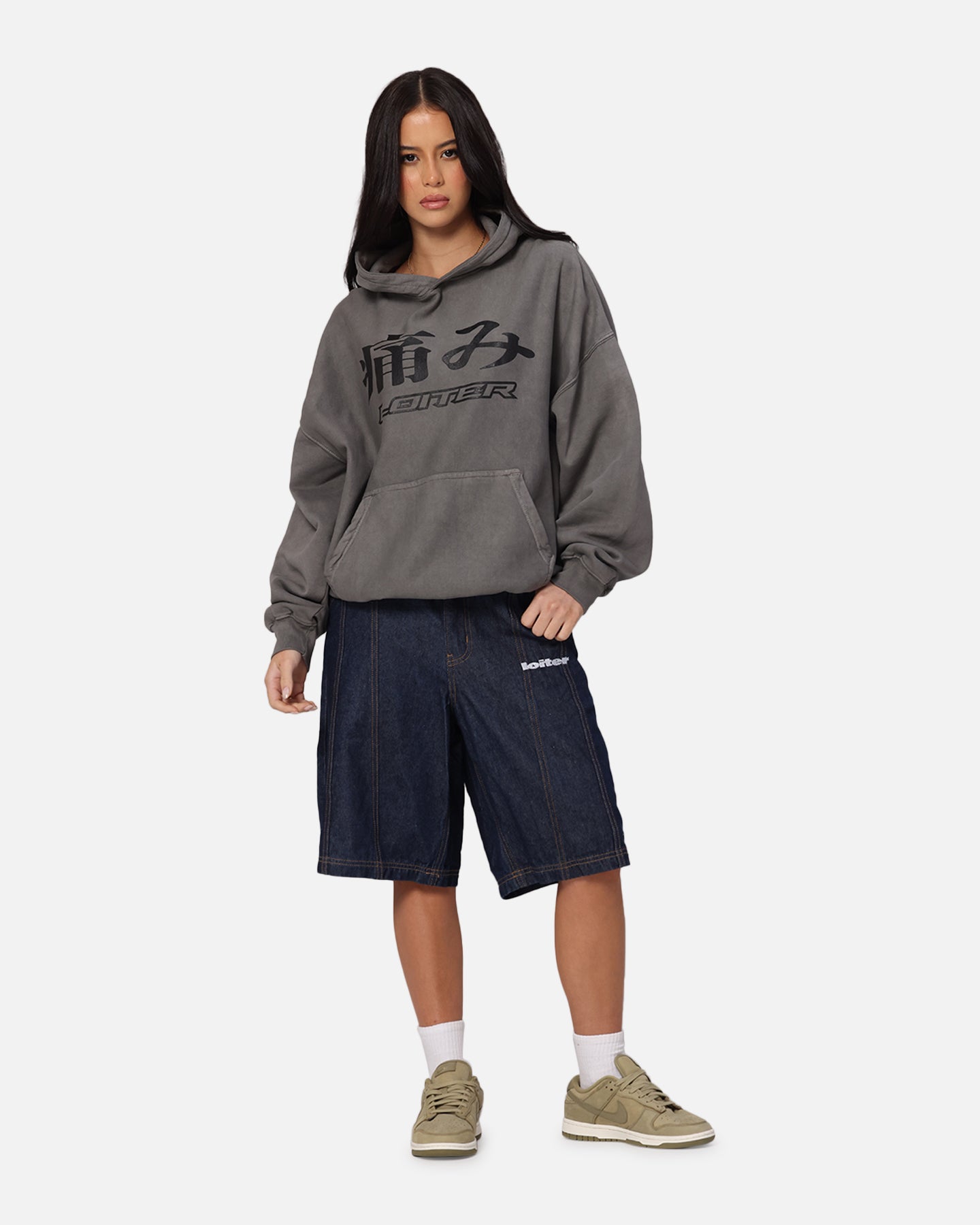 Loiter Ultimate Pain Hoodie Washed Charcoal、mySite、zt4zffjzw