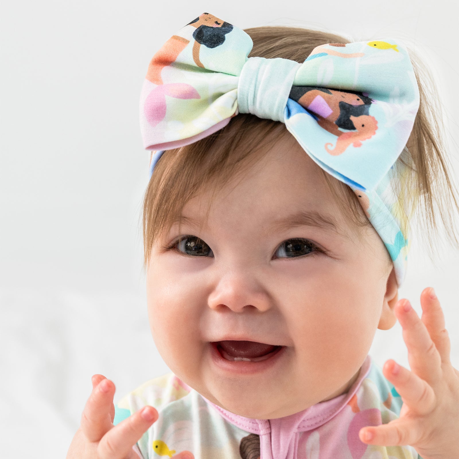 Mystic Mermaids Luxe Bow Headband、mySite、g9winljtr