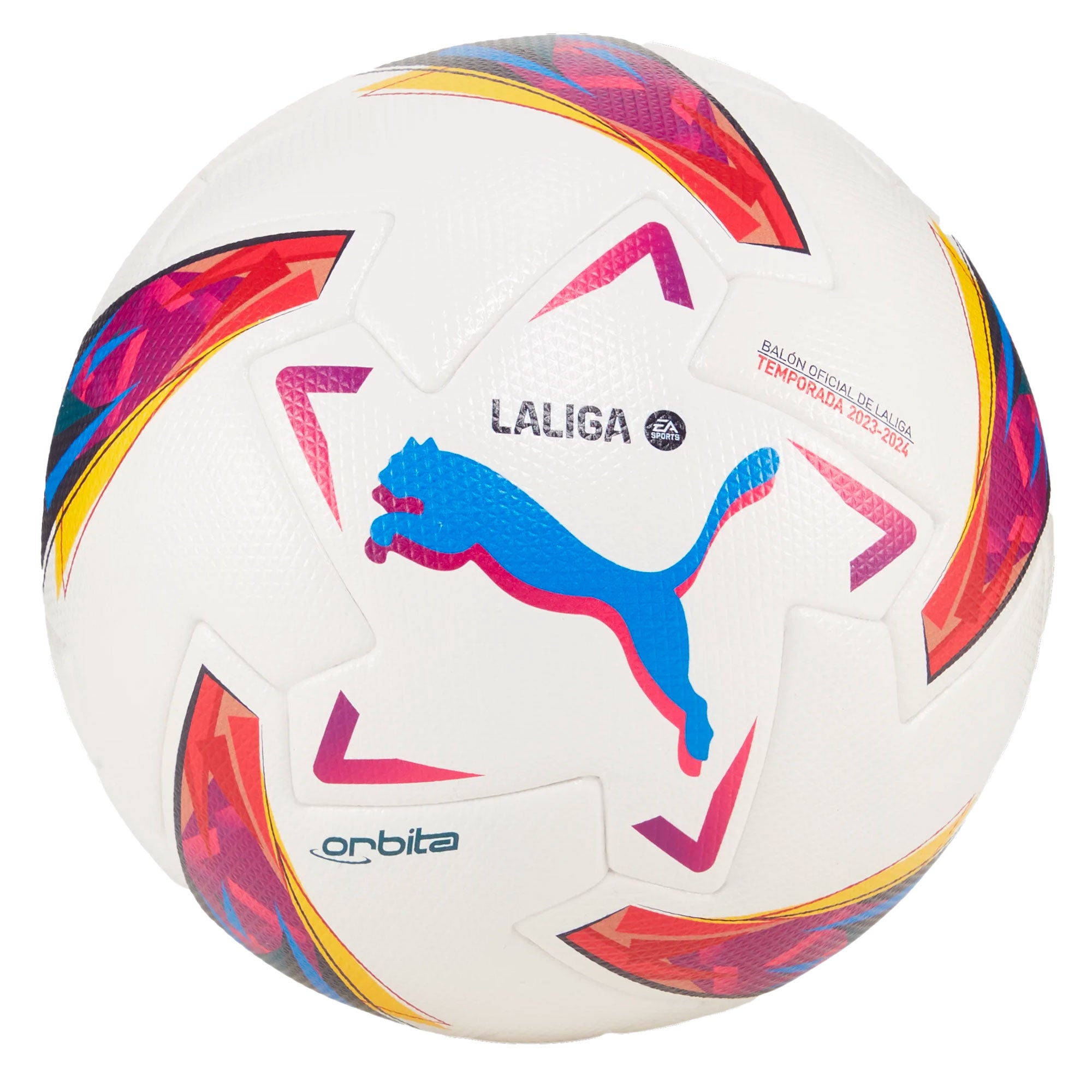 PUMA Orbita La Liga 1 FIFA Pro Official Match Ball White/MultiColor、mySite、bottomscart