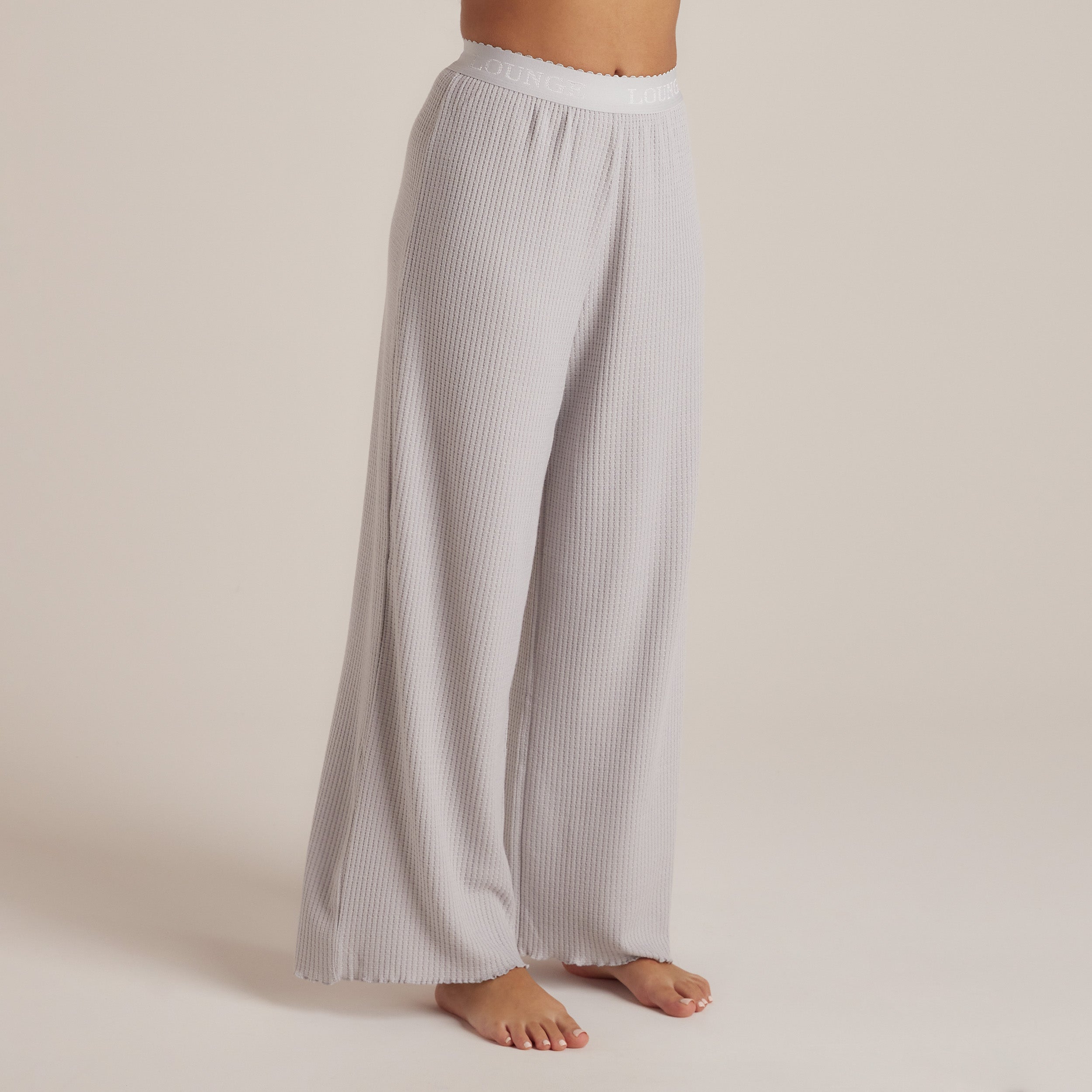 Soft Waffle Pyjama Bottoms - Frost、mySite、bengalsvssteelers