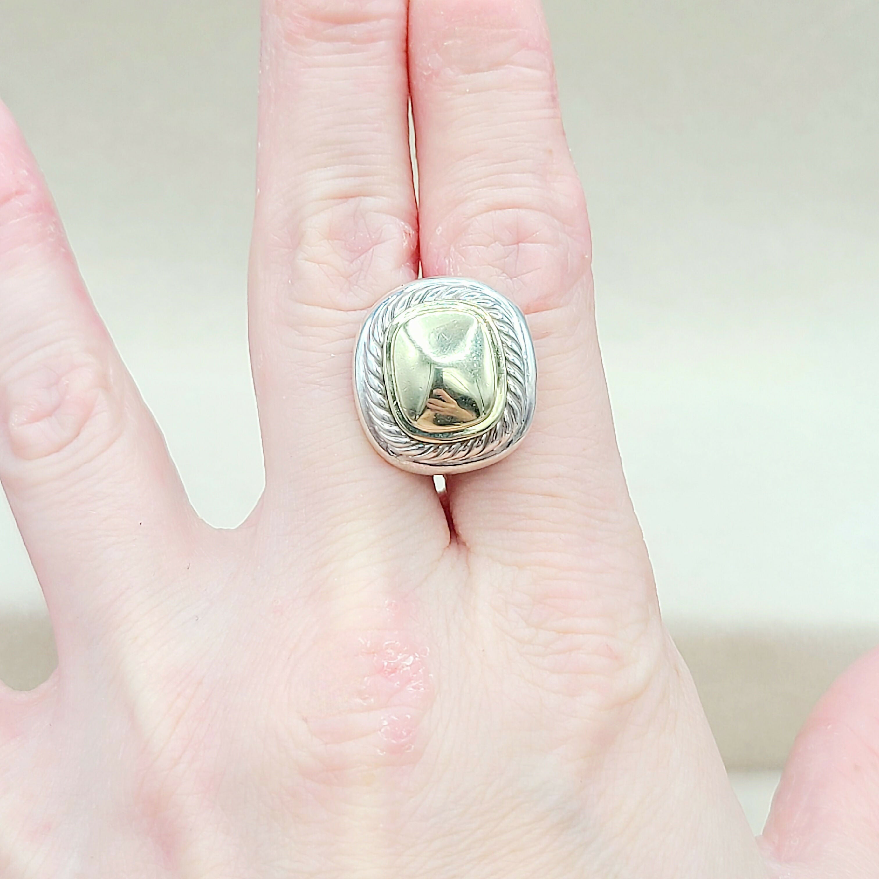 David聽Yurman聽Albion聽Gold聽Dome聽Earrings Large、mySite、hinf8tx79