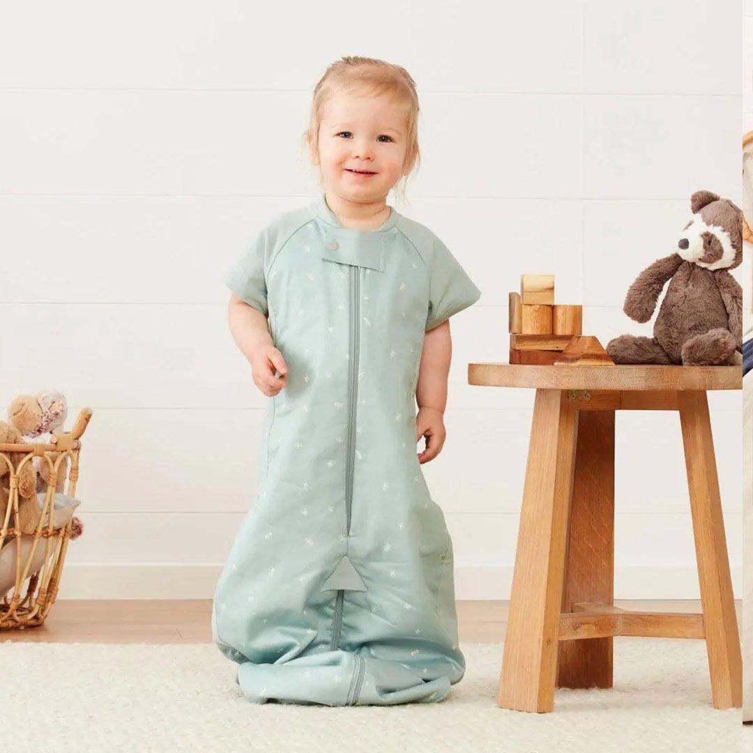  ergoPouch Organic All Year Short Sleeved 2 in 1 Sleeping Suit Bag - Sage - 1.0 TOG、mySite、merchandisen